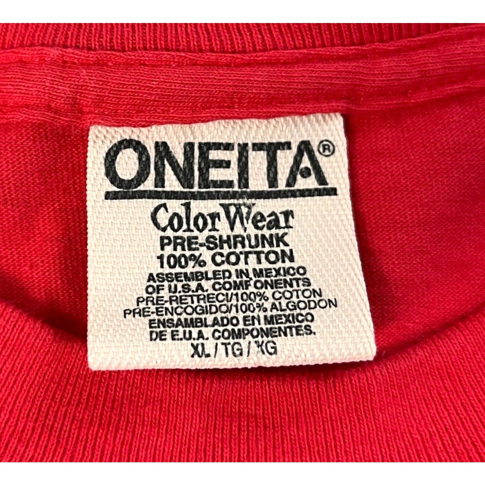 Vintage VINTAGE Nantucket Big Hed Designs Oneita T-Shirt XL Pink Unisex Adults 90s Crew Neck Short Sleeve Graphic Print Mens Womens Boys Girls 90s Nature Size US XL / EU 56 / 4 - 6 Thumbnail