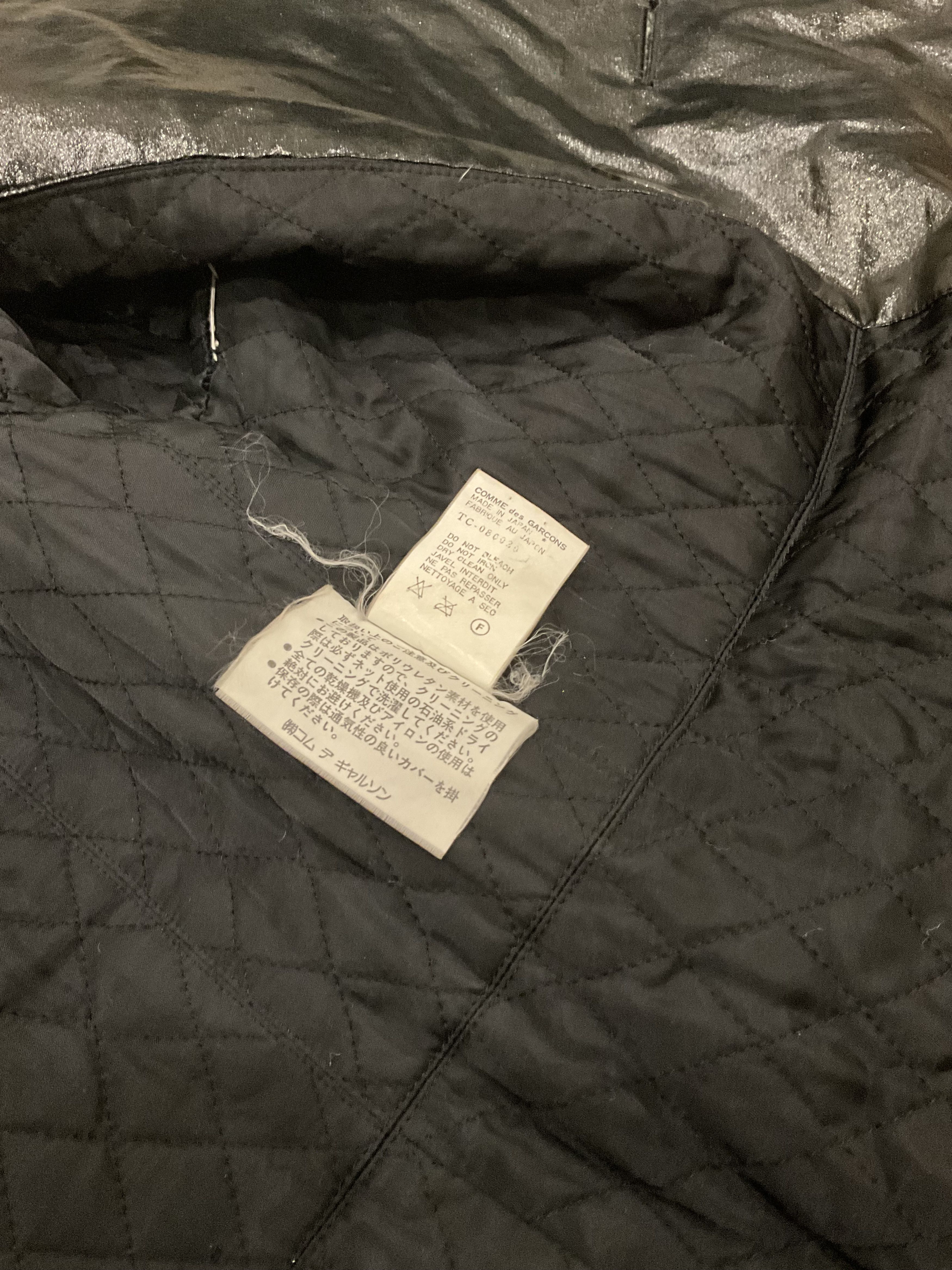 Comme des Garcons Tricot COMME des GARÇONS Coat Black — Vintage AD1995 Japan Size US M / EU 48-50 / 2 - 8 Thumbnail