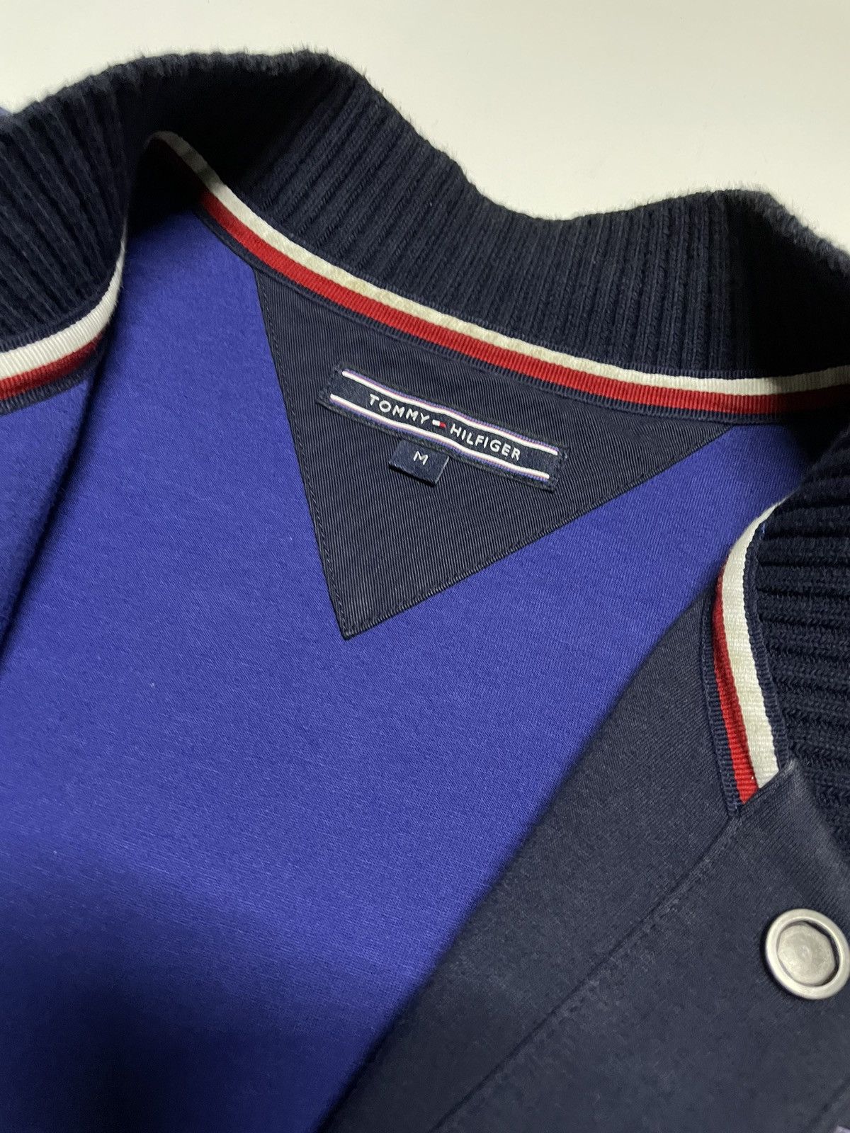 Tommy Hilfiger × Tommy Jeans × Vintage Tommy Hilfiger Varsity Scuba sample Biglogo jacket Size US M / EU 48-50 / 2 - 12 Thumbnail