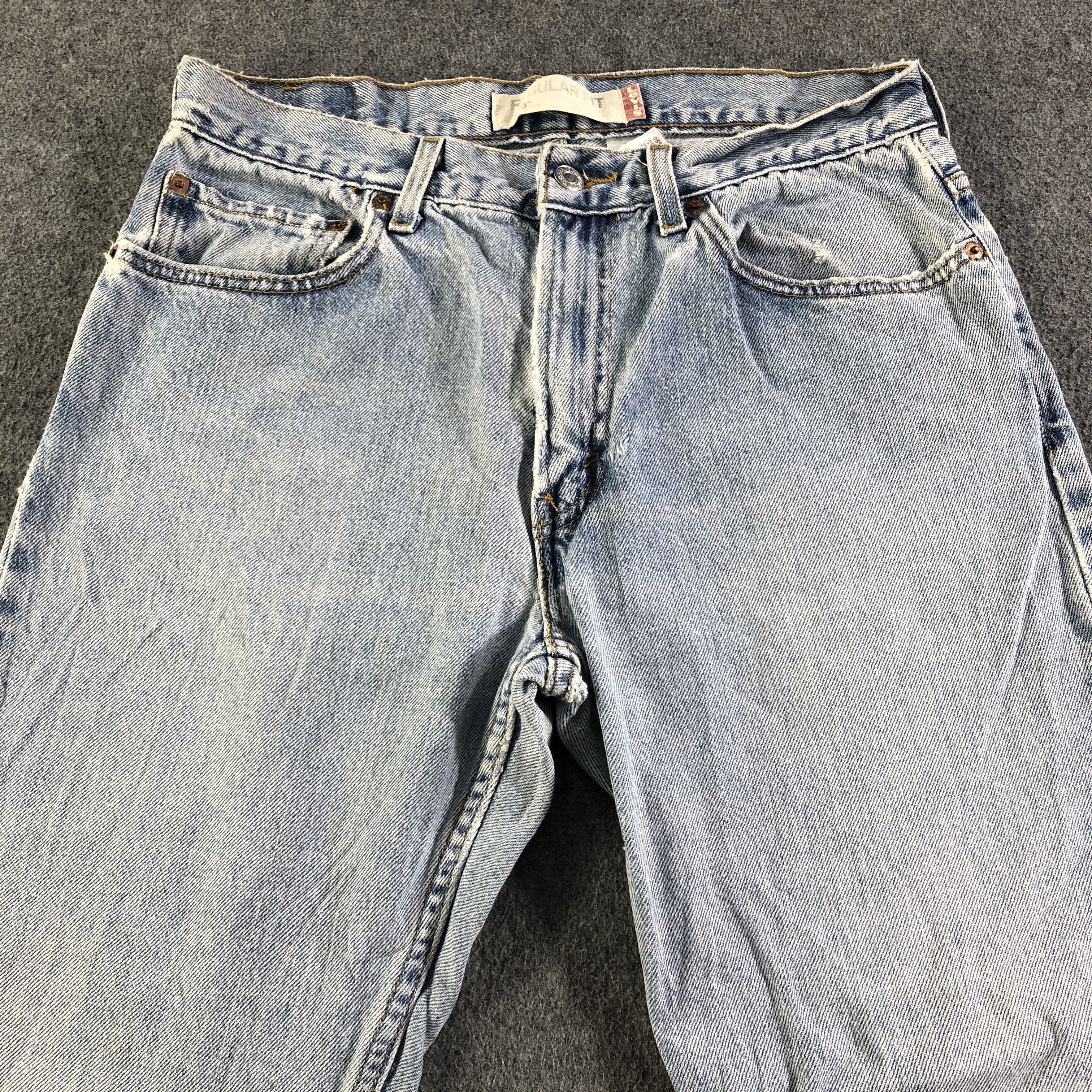Levi's Vintage Blue Wash Levis 505 Jeans-J3158 Size US 32 / EU 48 - 3 Thumbnail
