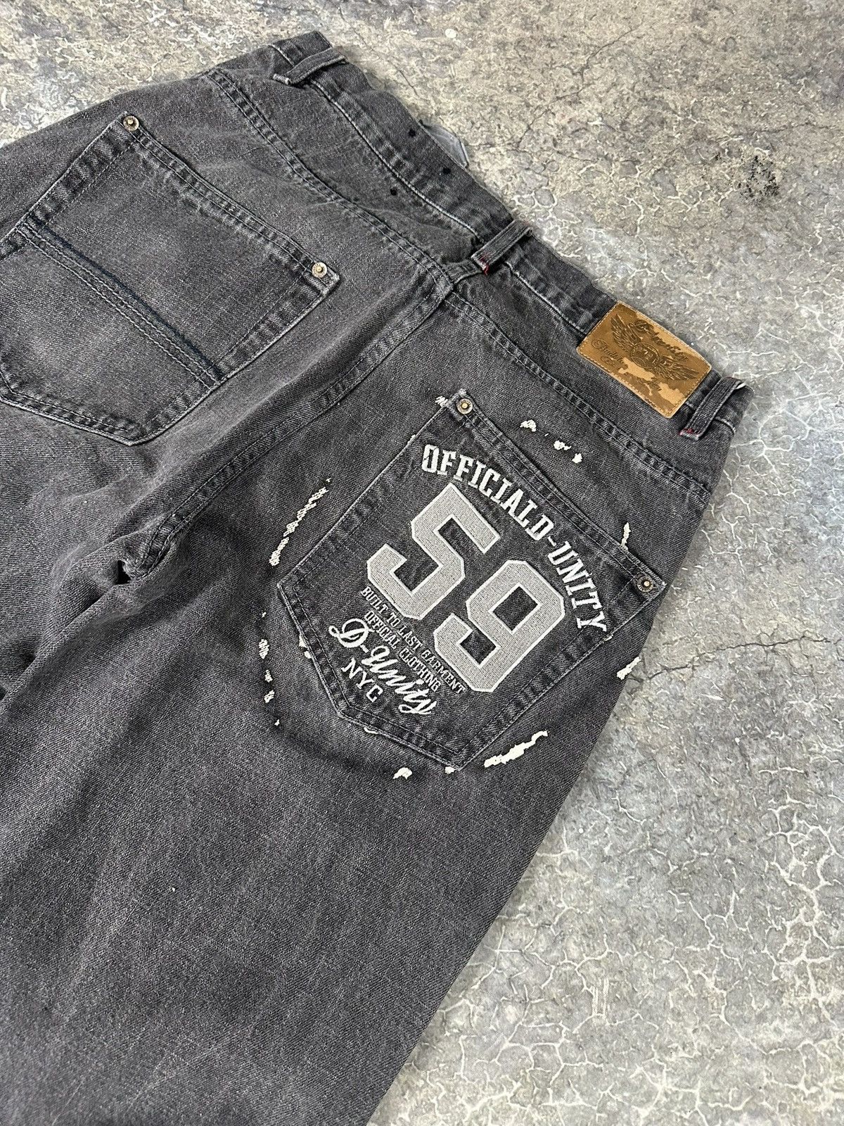 Designer × Vintage NYC Denim pants Size US 34 / EU 50 - 2 Thumbnail