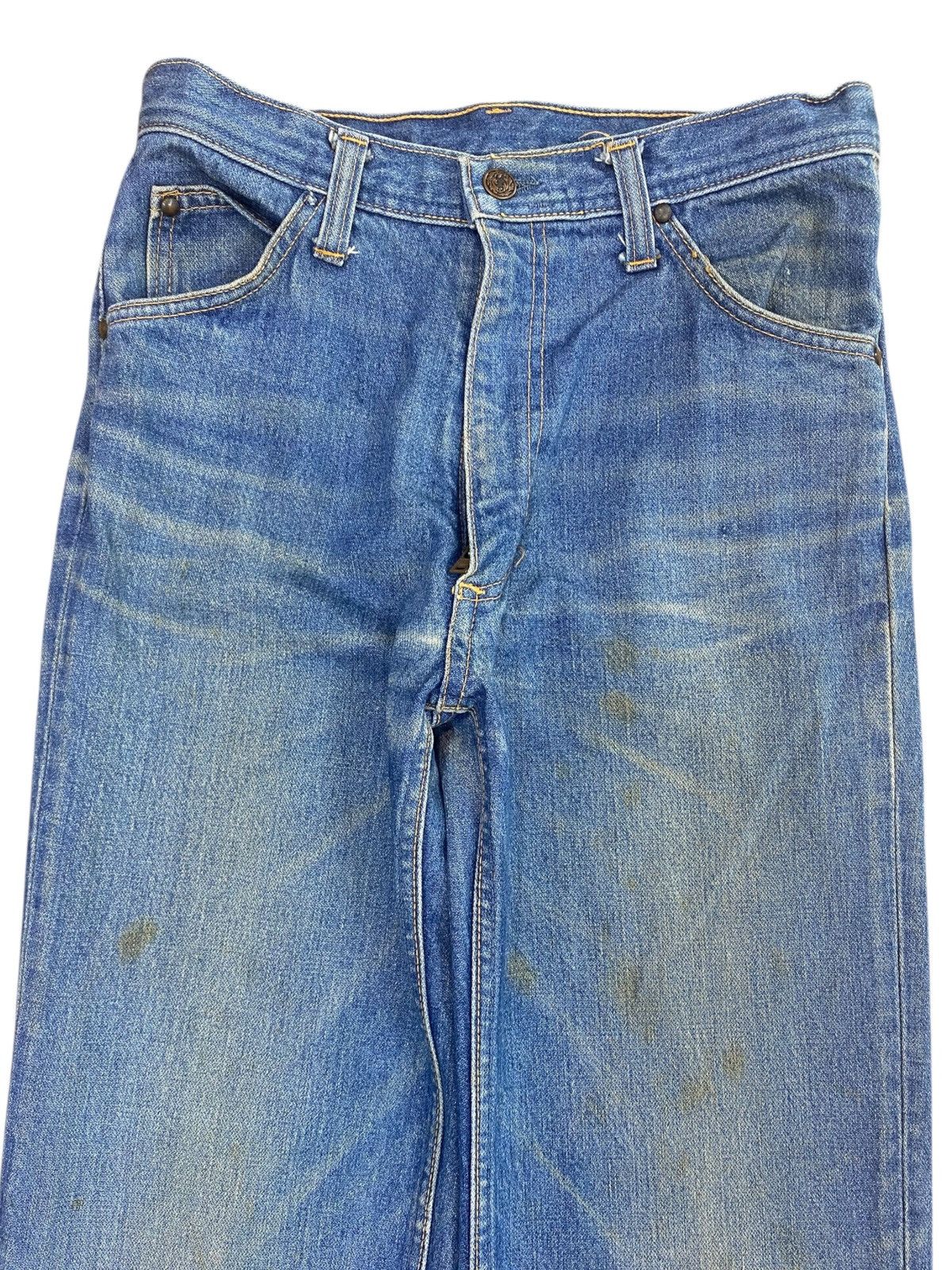 Other Japanese Brand Blue Faded Wash Style Bootcut Jeans Size US 26 / EU 42 - 2 Thumbnail