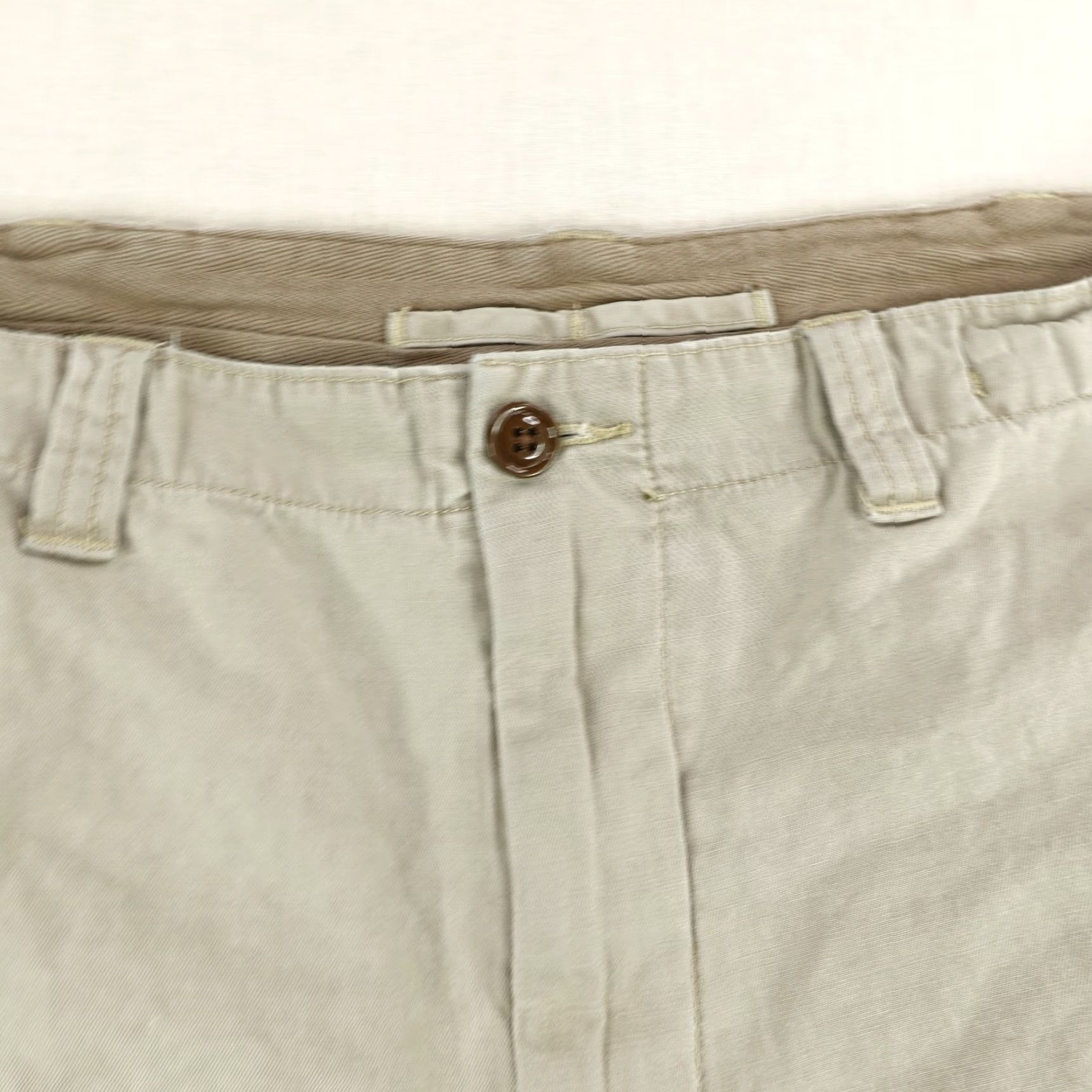 Polo Ralph Lauren VINTAGE Polo Ralph Lauren Cargo Shorts Mens Big & Tall 42 Khaki Canvas Outdoor Casual Size US L / EU 52-54 / 3 - 2 Thumbnail