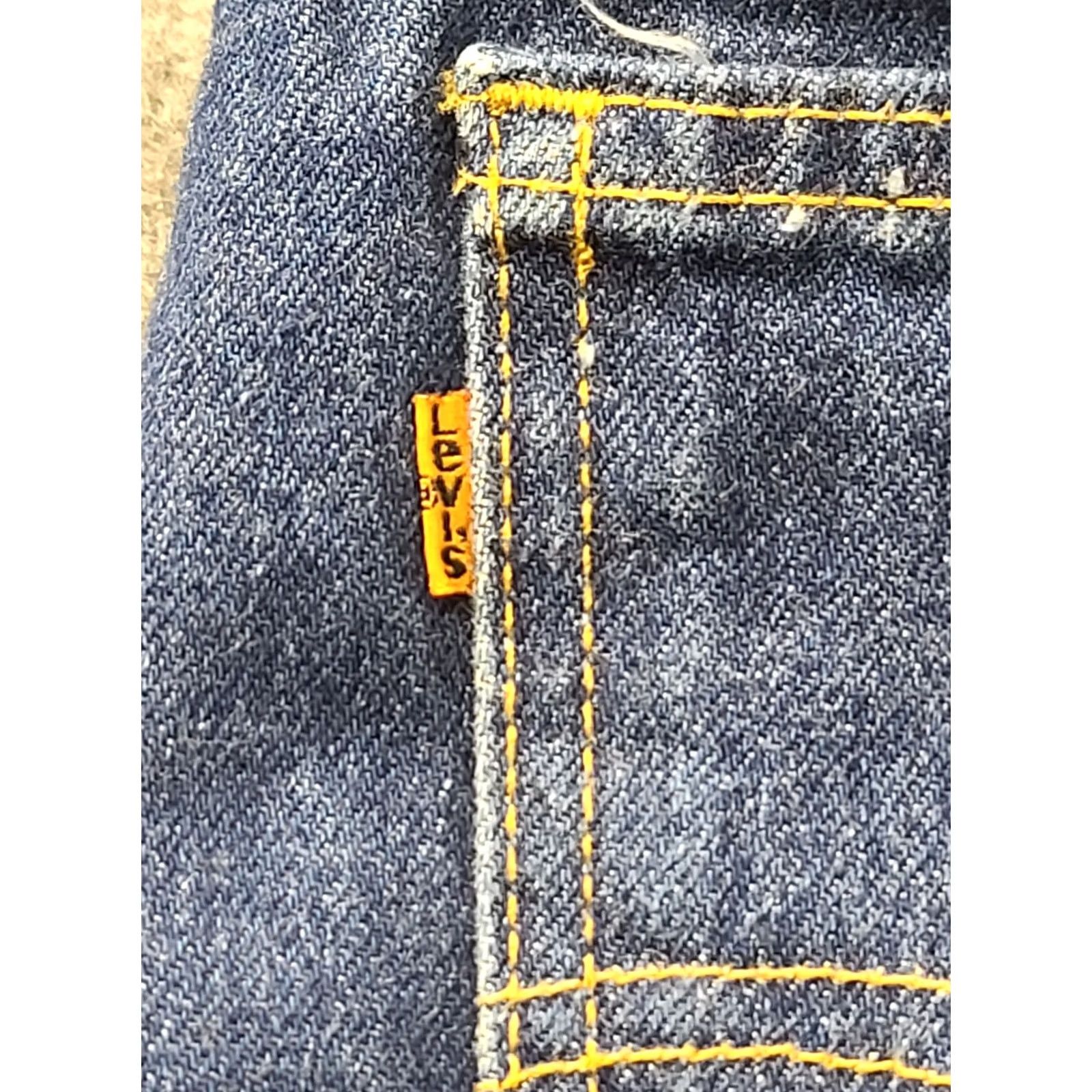 Levi's VINTAGE Levi's 517 Jeans Mens 38x30 Orange Tab Classic Bootcut USA Deadstock 80s Size US 38 / EU 54 - 3 Thumbnail