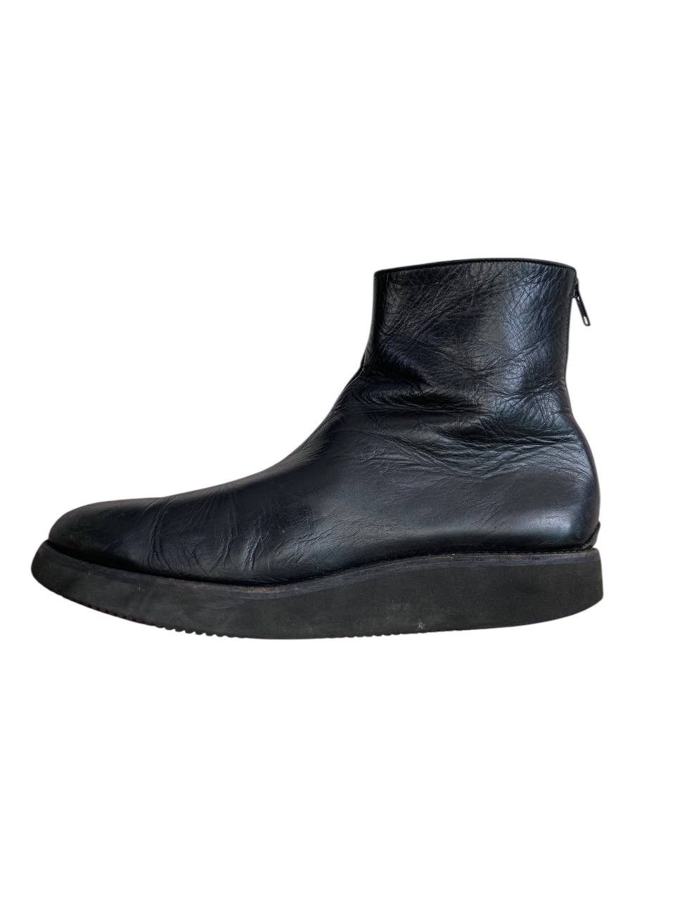 Lad Musician Lad Musician Back Zipper Leather Ankle Boots Size US 11.5 / EU 44-45 - 10 Thumbnail