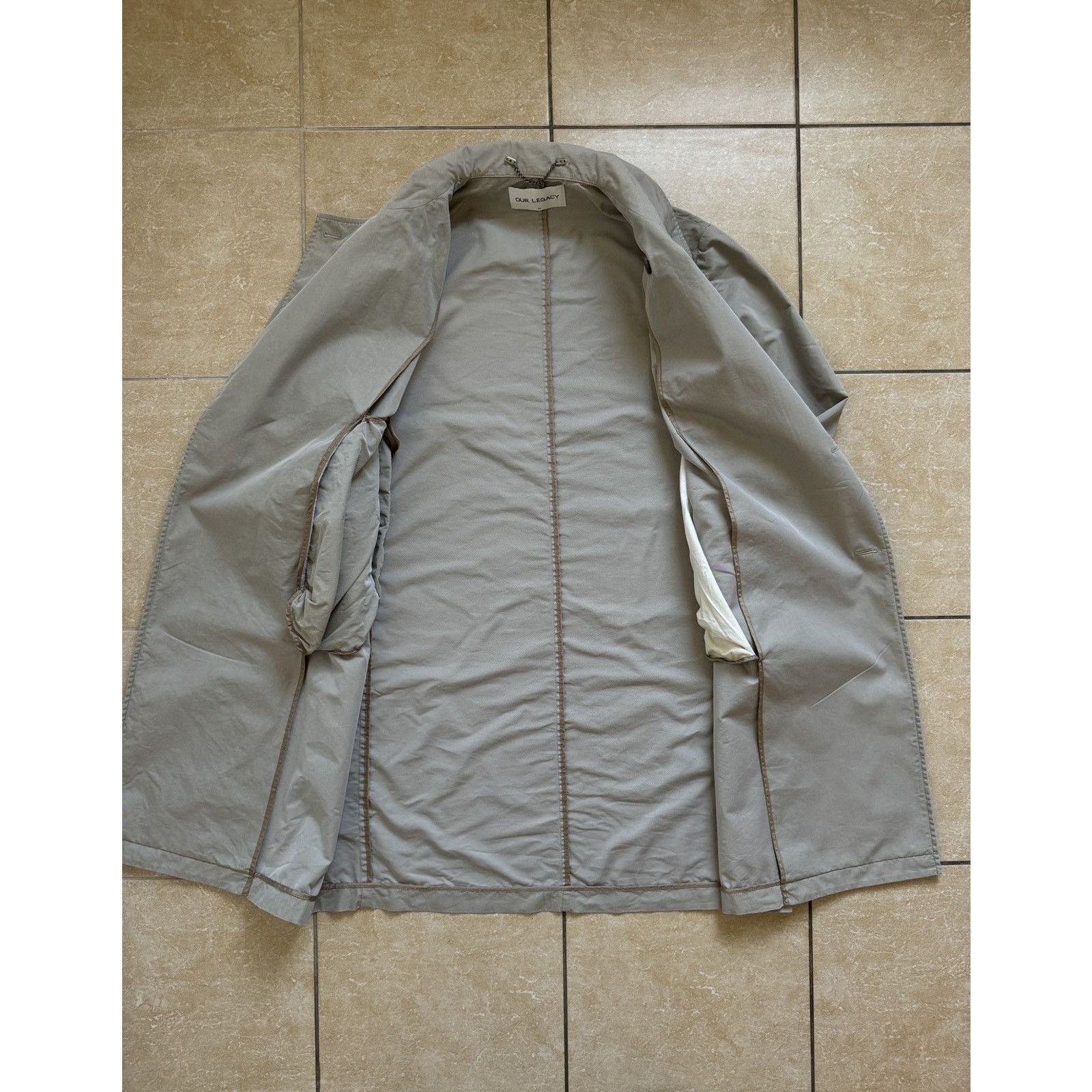 Our Legacy Vintage Our Legacy SS17 DB Khaki Gabardine Coat Size US M / EU 48-50 / 2 - 8 Thumbnail