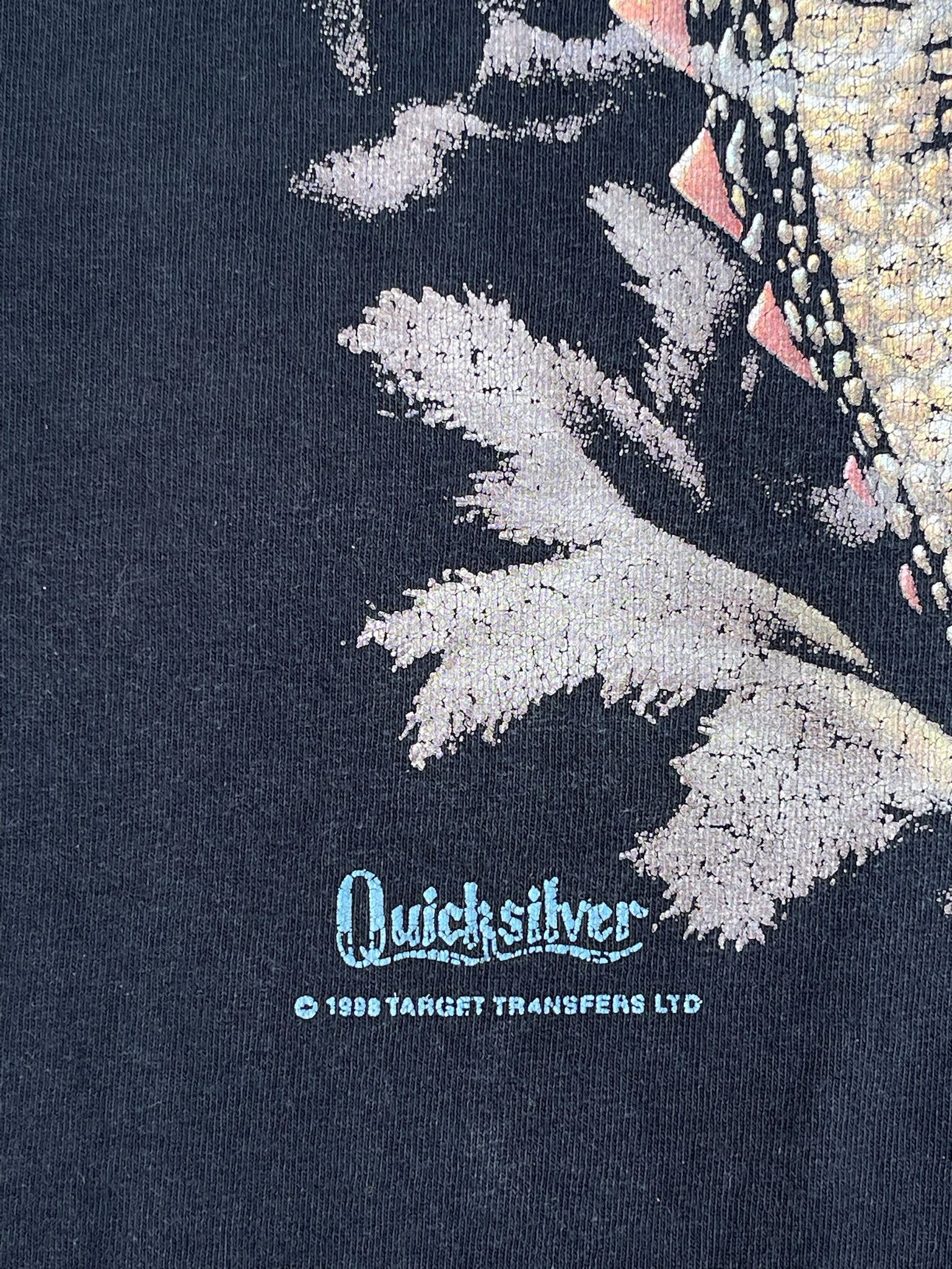 Quicksilver Vintage Quicksilver tShirt dragon 90s surf skate Size US XL / EU 56 / 4 - 5 Thumbnail