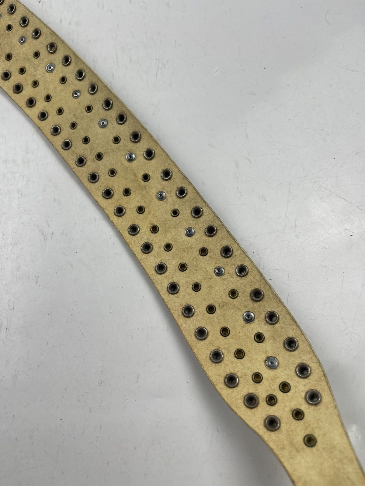 Japanese Brand rare designs nanni studded leather belt made in italy tc31 Size 34 - 9 Thumbnail