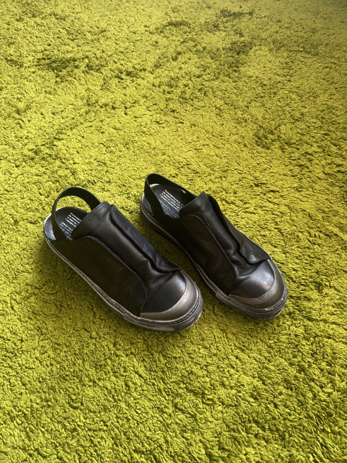 Rundholz Rundholz black label avant garde real leather slipon sandals Size US 8 / IT 38 - 2 Thumbnail