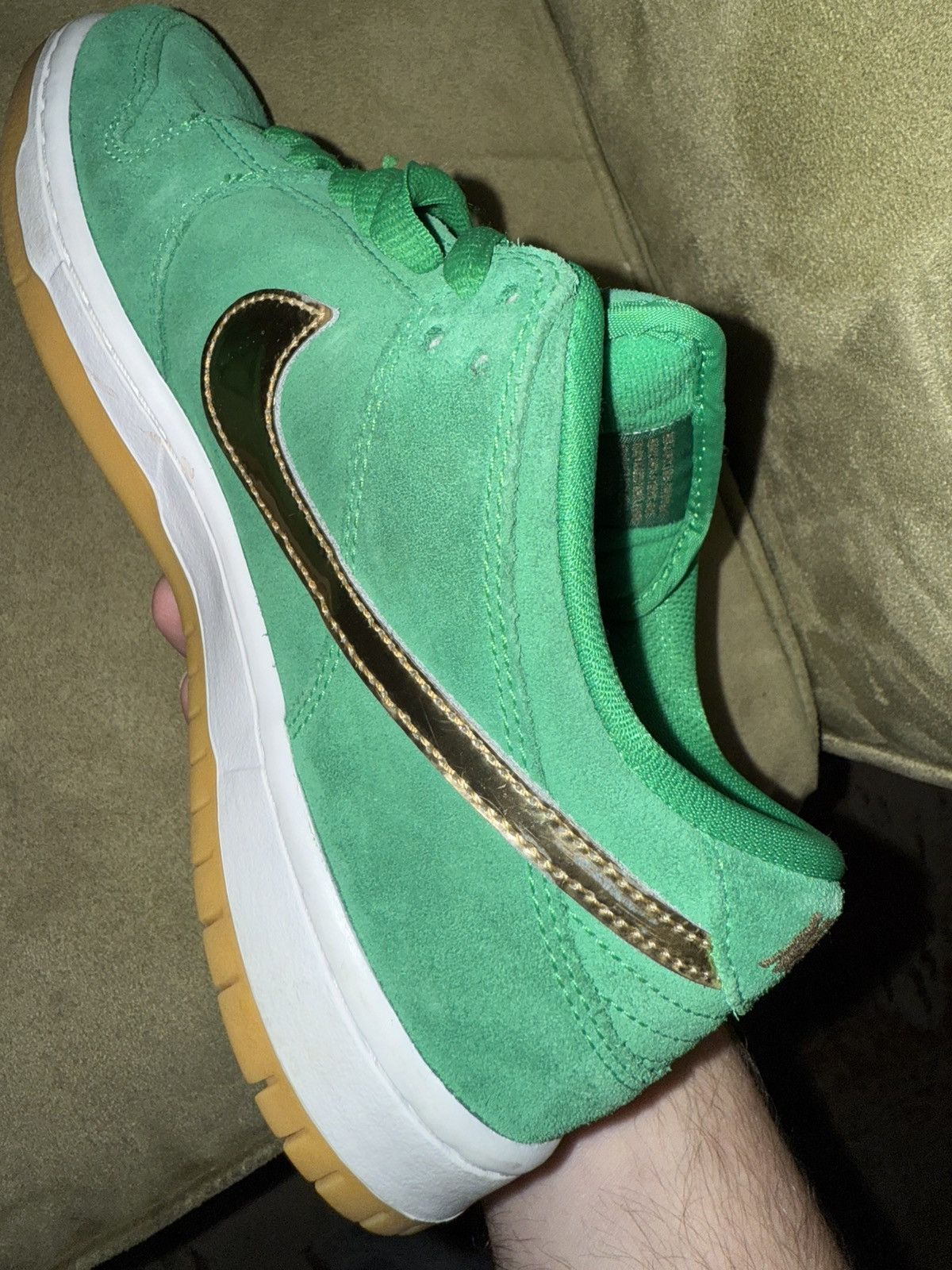 Nike Nike Dunk Low SB Pro “Saint Patrick’s Day” St Patrick VNDS!! Size US 7.5 / EU 40-41 - 10 Thumbnail