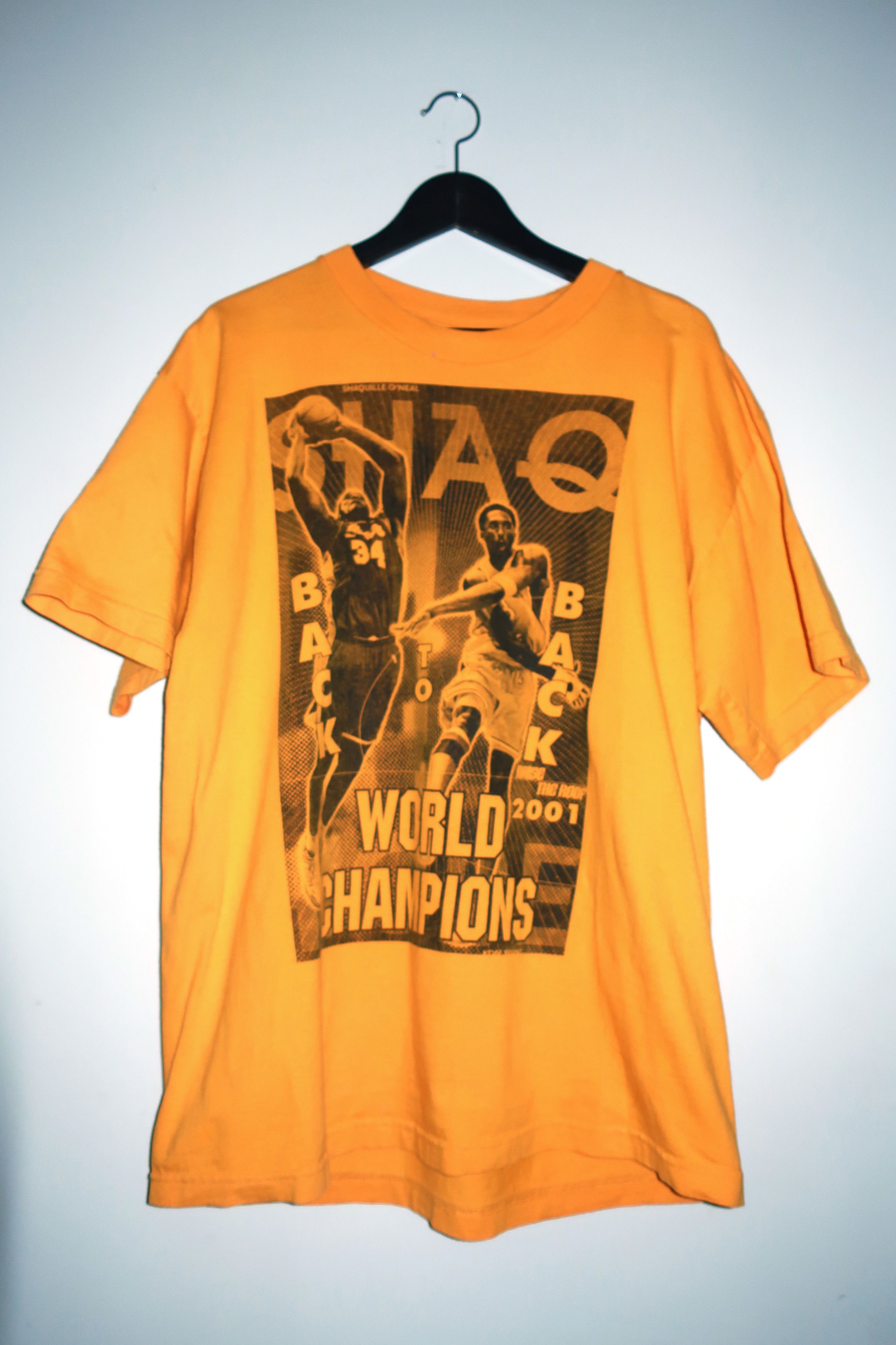Vintage Vintage LA Lakers Shaq Kobe Bryant Shirt NBA Finals Champs Size US XL / EU 56 / 4 - 2 Thumbnail