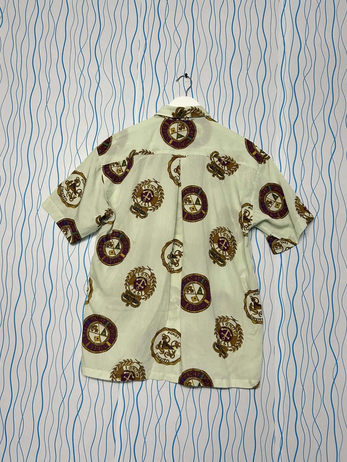 Japanese Brand × Vintage MONDI UOMO YATCH SHIRT BUTTON UPS Size US S / EU 44-46 / 1 - 2 Thumbnail