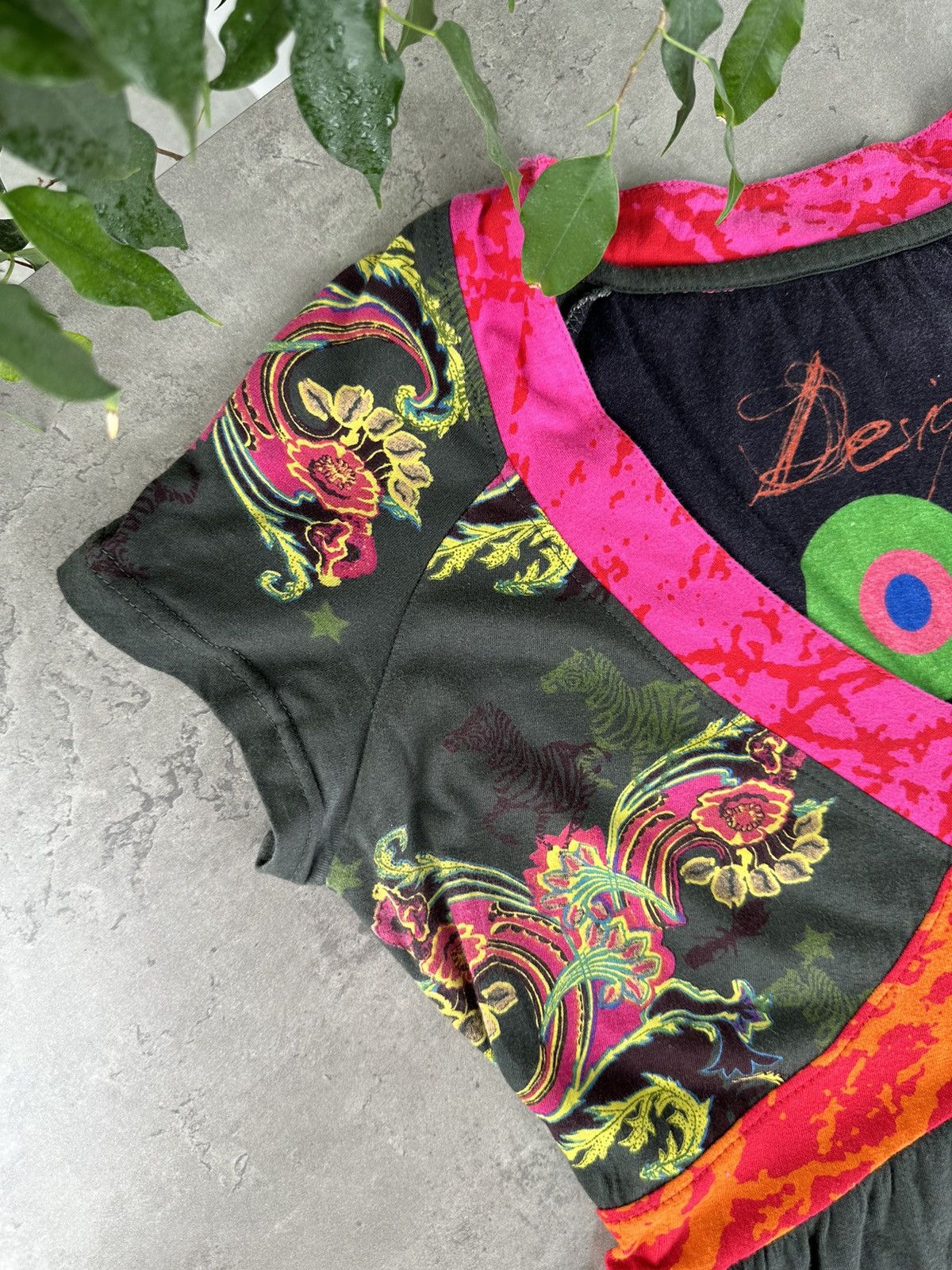 Desigual Desigual Multicolor Printed Dress Size M / US 6-8 / IT 42-44 - 2 Thumbnail