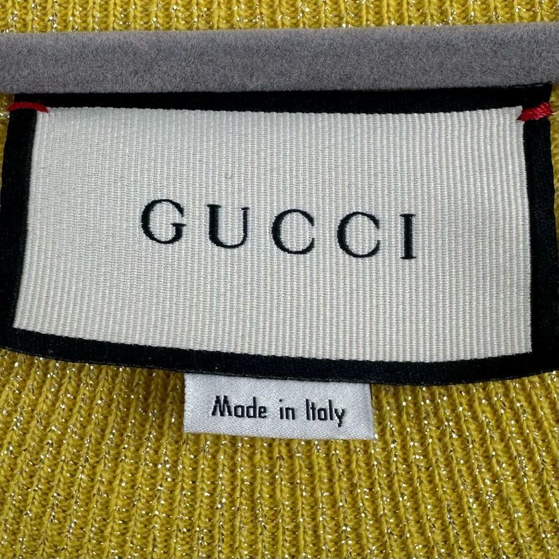 Gucci GucciYellow full-print knitwear 2503-Nextarrow Size US S / EU 44-46 / 1 - 3 Thumbnail