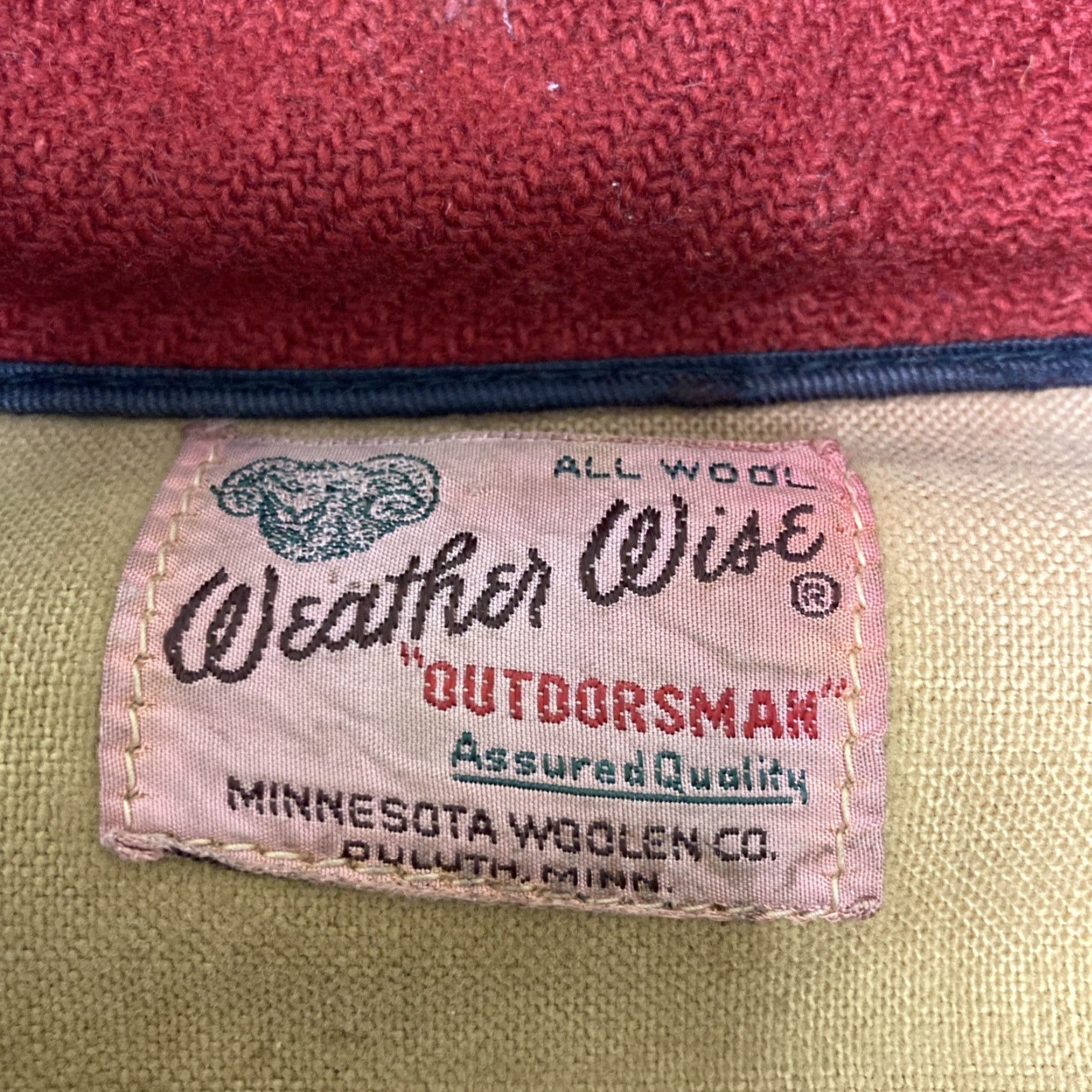 CO Weather Wise Jacket Mens XL Wool Buffalo Plaid 60s 70s VTG Red Overcoat Men XL Size US XL / EU 56 / 4 - 2 Thumbnail