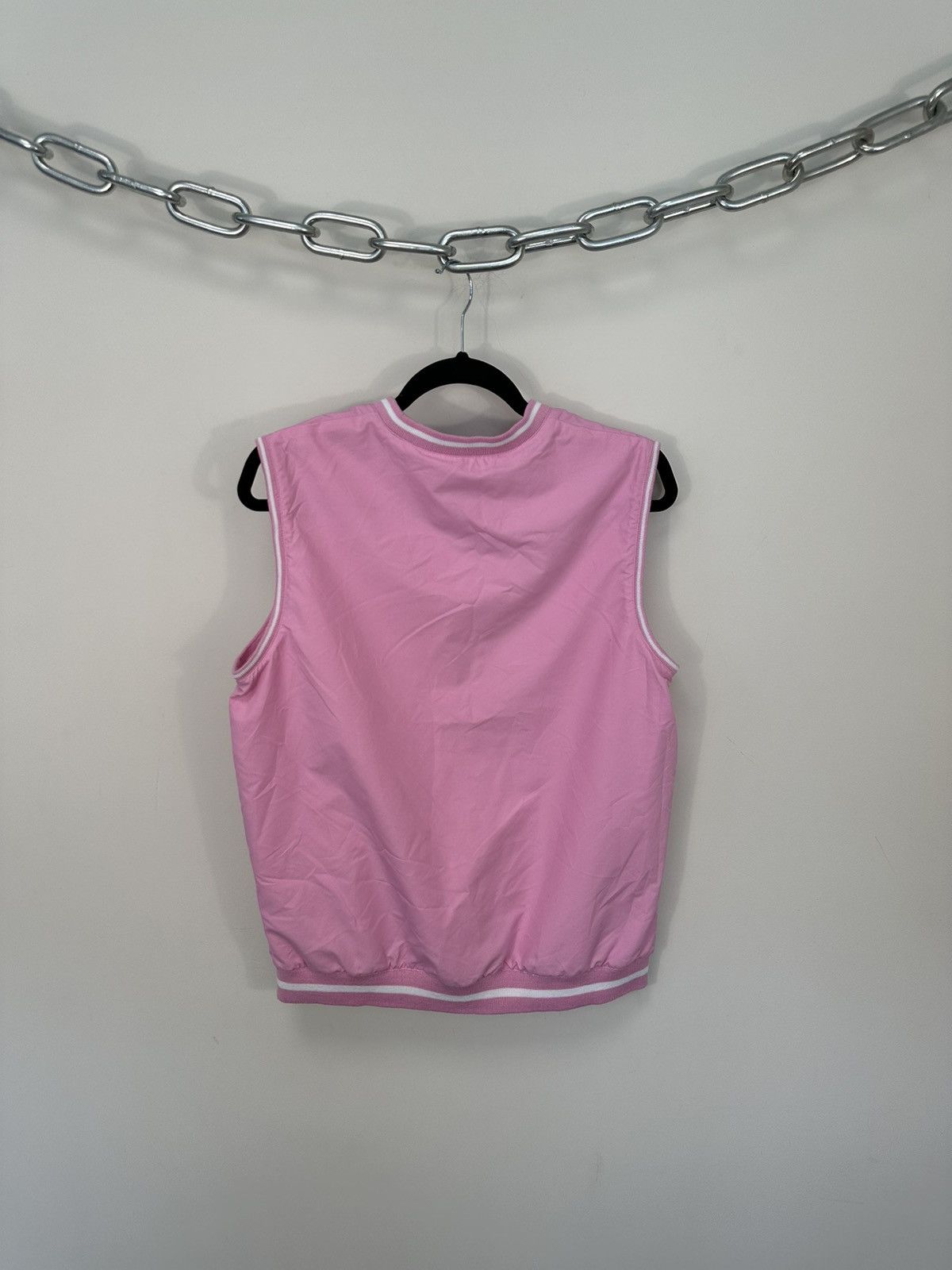 Burberry Vintage Burberry Golf Pink Shiny Luxury Vest Size US M / EU 48-50 / 2 - 6 Thumbnail