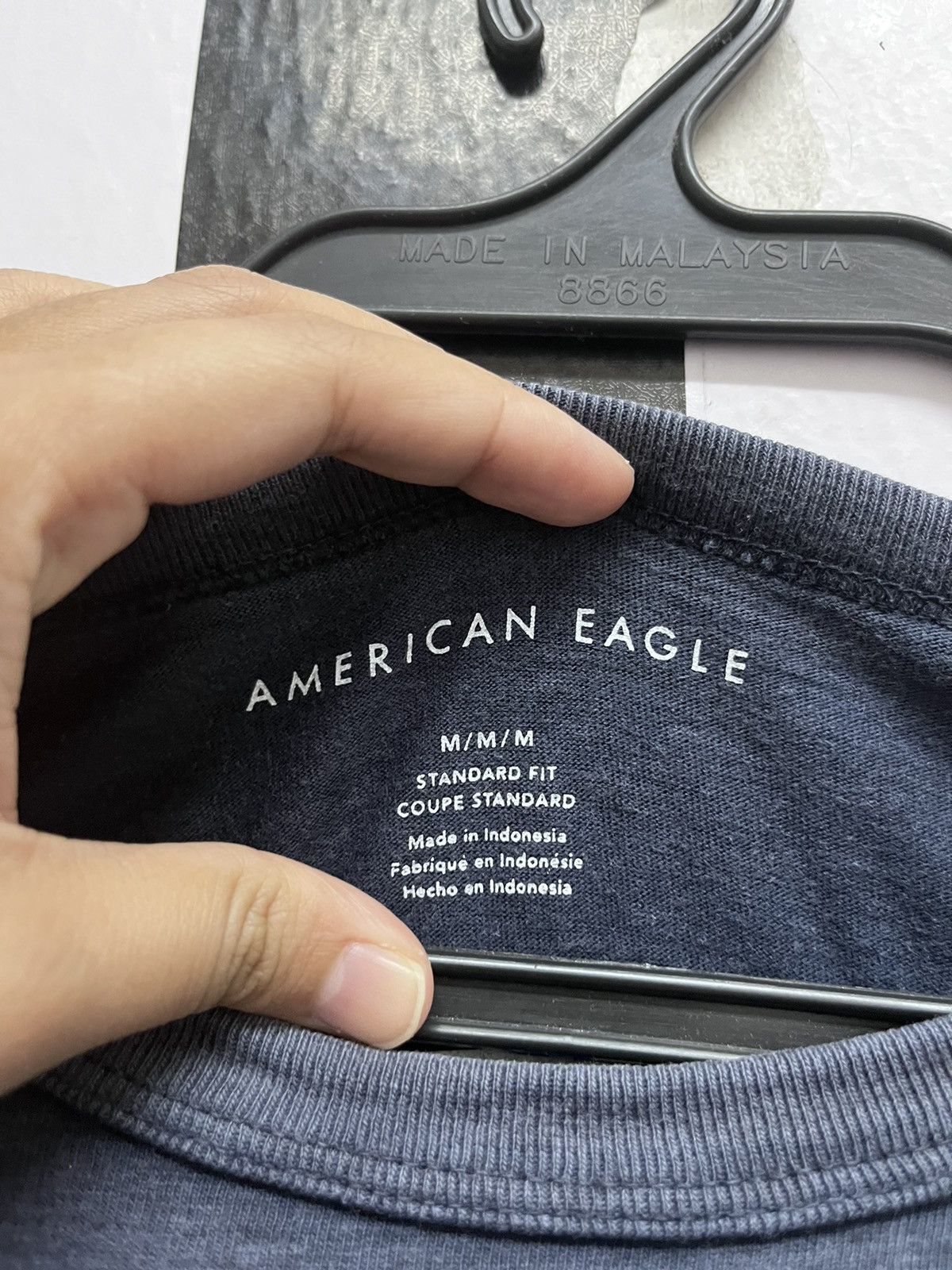 American Eagle Outfitters American Eagle T-Shirt Mens Medium Blue Basic Size US M / EU 48-50 / 2 - 3 Thumbnail