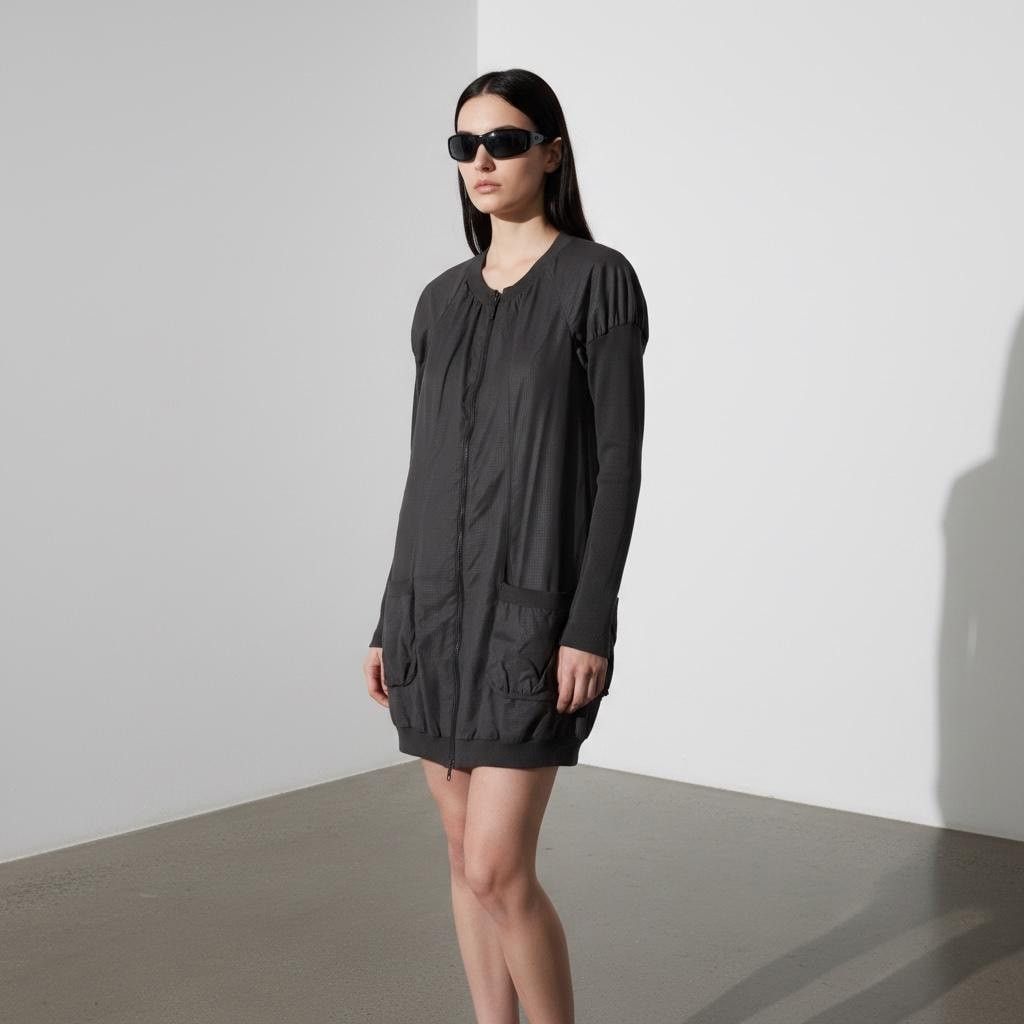 Cop Copine The Cop Copine Neutral Slim Sleeves Dress Size ONE SIZE - 1 Thumbnail
