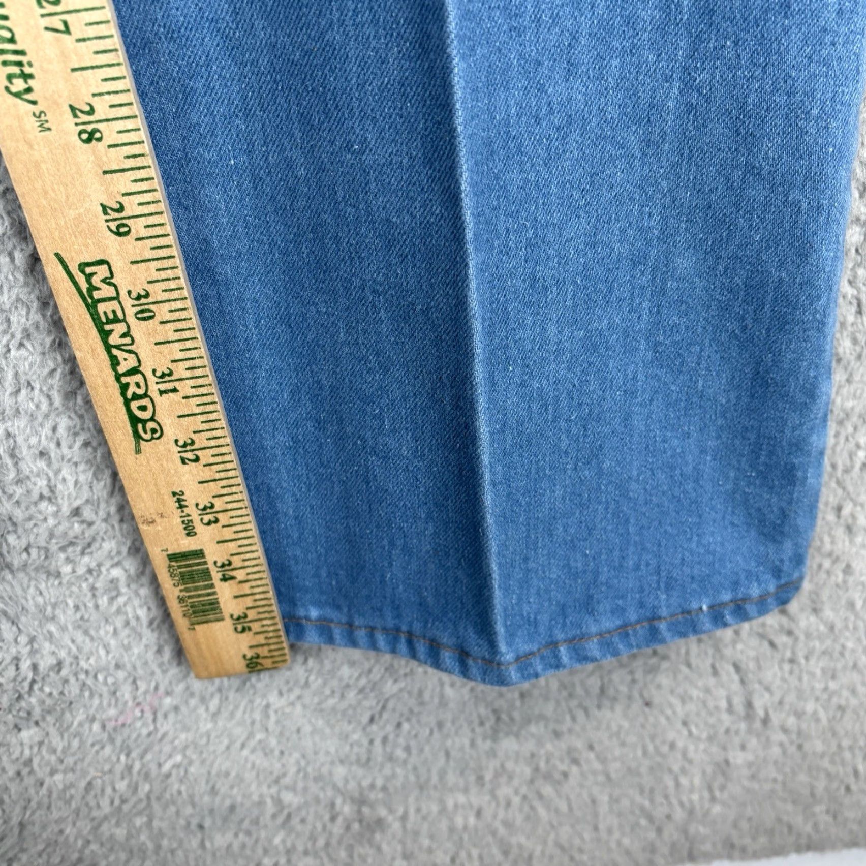 Levi's VINTAGE Levi's Jeans Mens 30x34 Orange Tab Talon 42 Zipper 1970s Denim Blue 5-Pocket Design Size US 29 - 7 Thumbnail