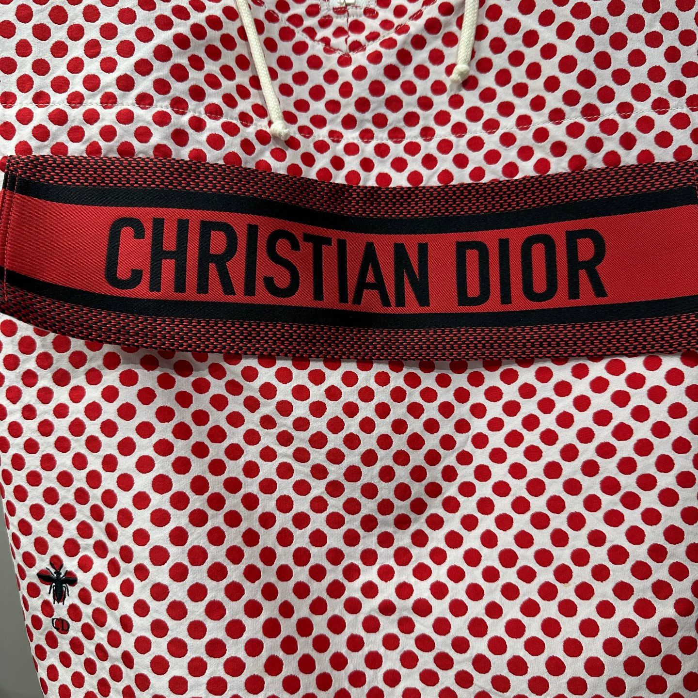 Christian Dior Monsieur Dior Hooded Jacket Polka Dot Bee & Letter XS Size XS / US 0-2 / IT 36-38 - 6 Thumbnail