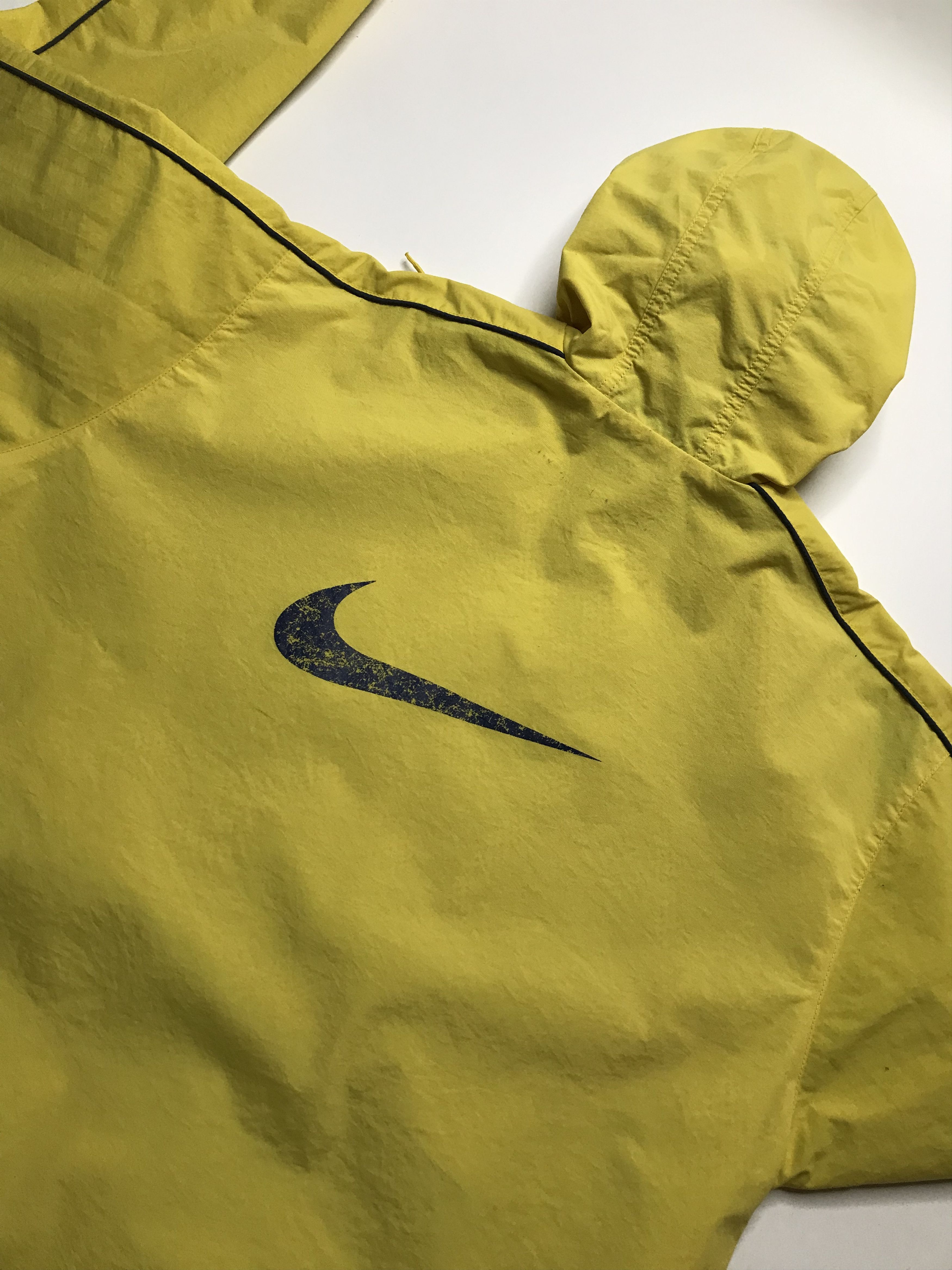 Nike Nike Vintage Anorak Jacket Yellow Size US XS / EU 42 / 0 - 9 Thumbnail