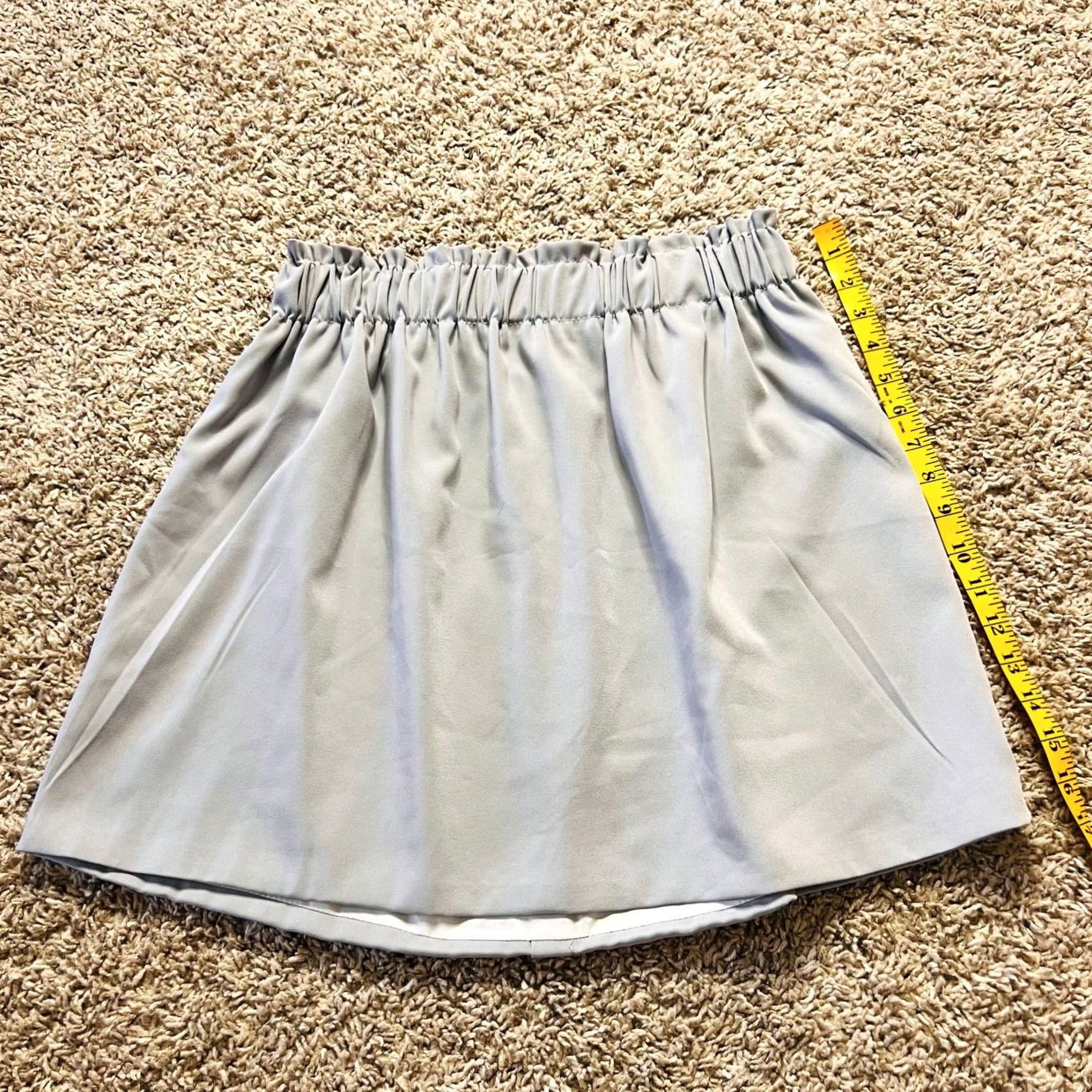 Vintage VINTAGE Grey Front Button Business Midi Skirt Size M Womens Skirt Midi Gray Front Button, Size M, Vintage, Short Length, Pleated, Regular Size Size 32" / US 10 / IT 46 - 3 Thumbnail