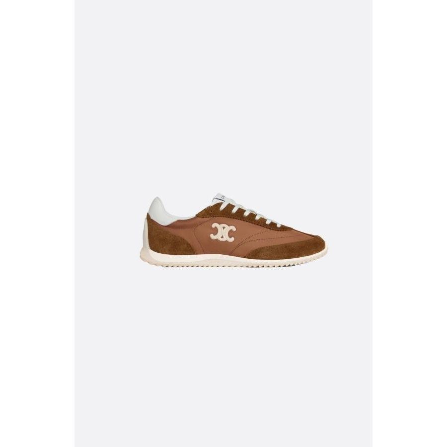 Celine CELINE Triomphe Racer Low Lace Up Triomphe Nylon Suede Leath Size US 11 / EU 44 - 3 Thumbnail