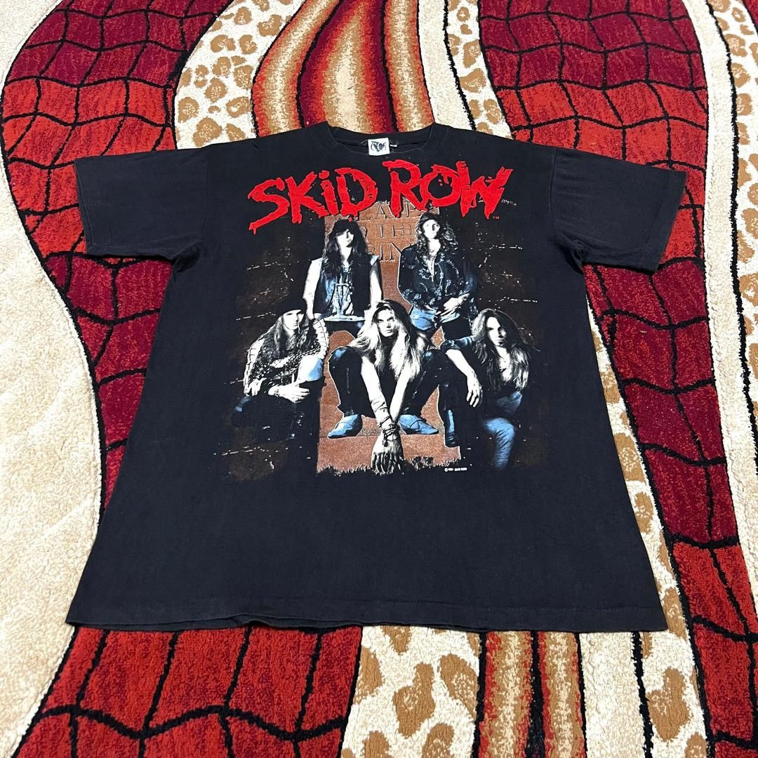 Band Tees Vintage Skid Row Band 1992 Japan Tour T Shirt Size US L / EU 52-54 / 3 - 3 Thumbnail