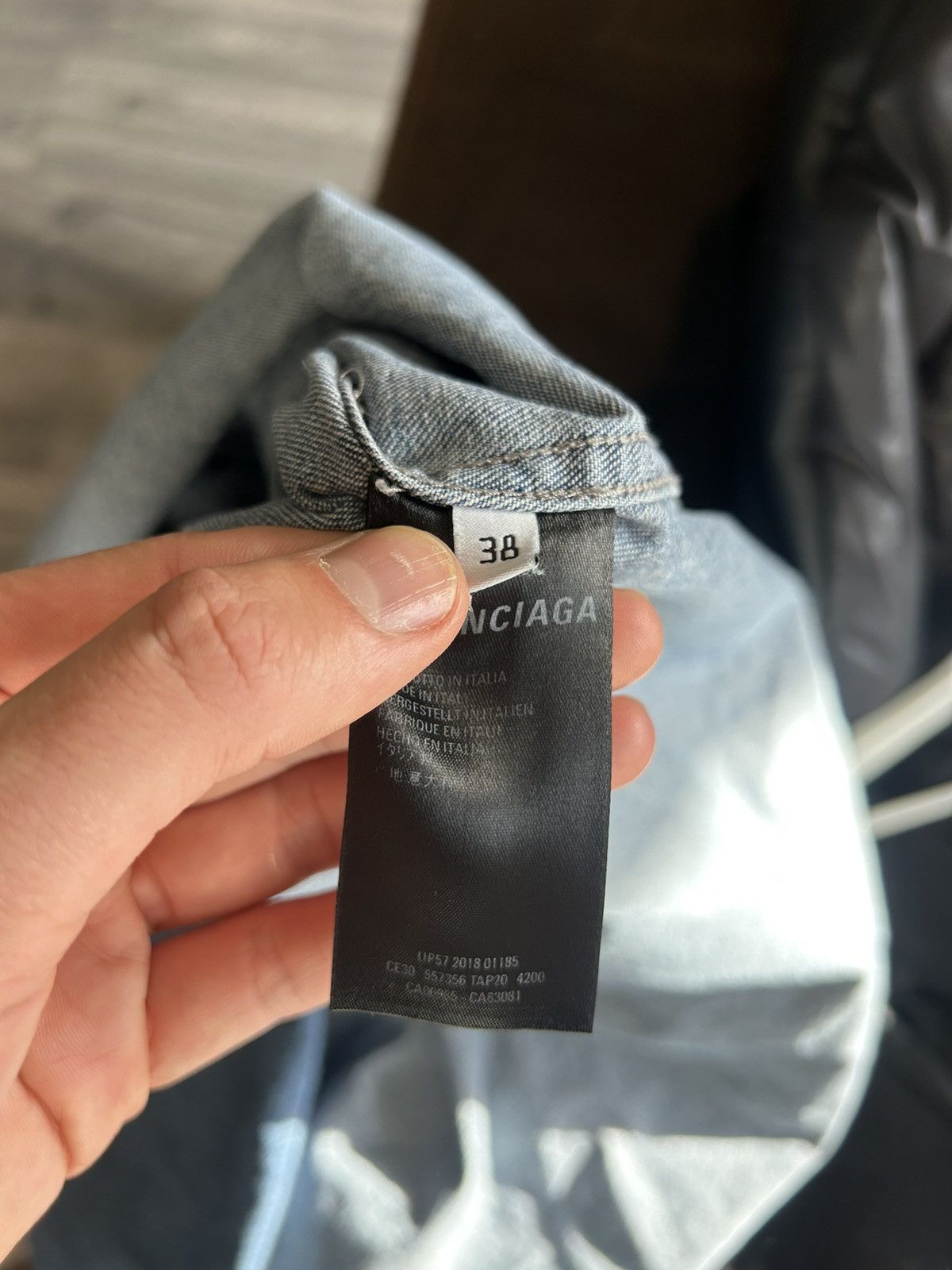 Balenciaga Layered Denim and Flannel Shirt w/ Removable Denim Vest Size US M / EU 48-50 / 2 - 17 Thumbnail