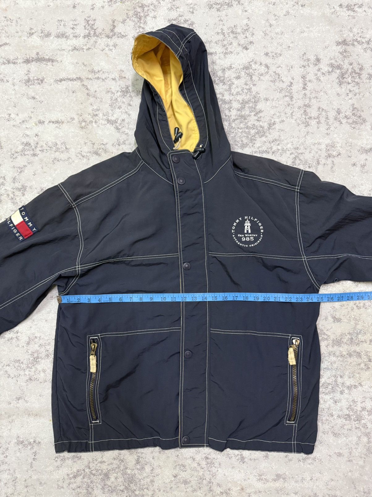 Tommy Hilfiger Vintage Tommy Hilfiger Sailing Gear Windbreaker Jacket Hodie Size US XL / EU 56 / 4 - 19 Thumbnail