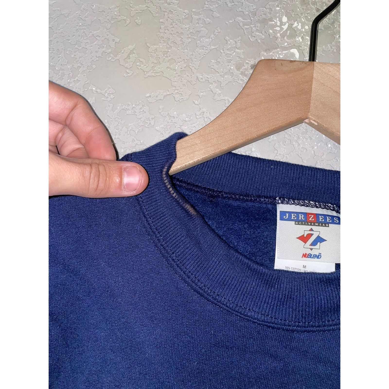 Jerzees Vintage Roanoke Virginia Sweatshirt Blue Crewneck VTG 90s M Size US M / EU 48-50 / 2 - 6 Thumbnail