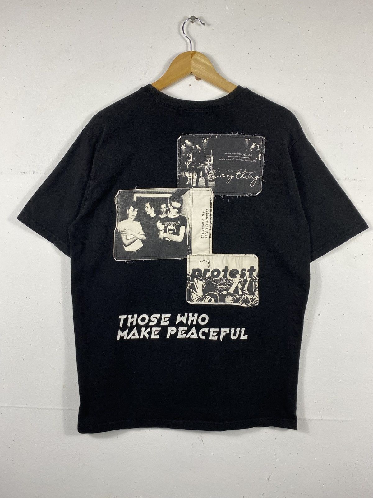 Japanese Brand Japanese Brand Attention T-Shirt Punk Rock Size US M / EU 48-50 / 2 - 1 Thumbnail