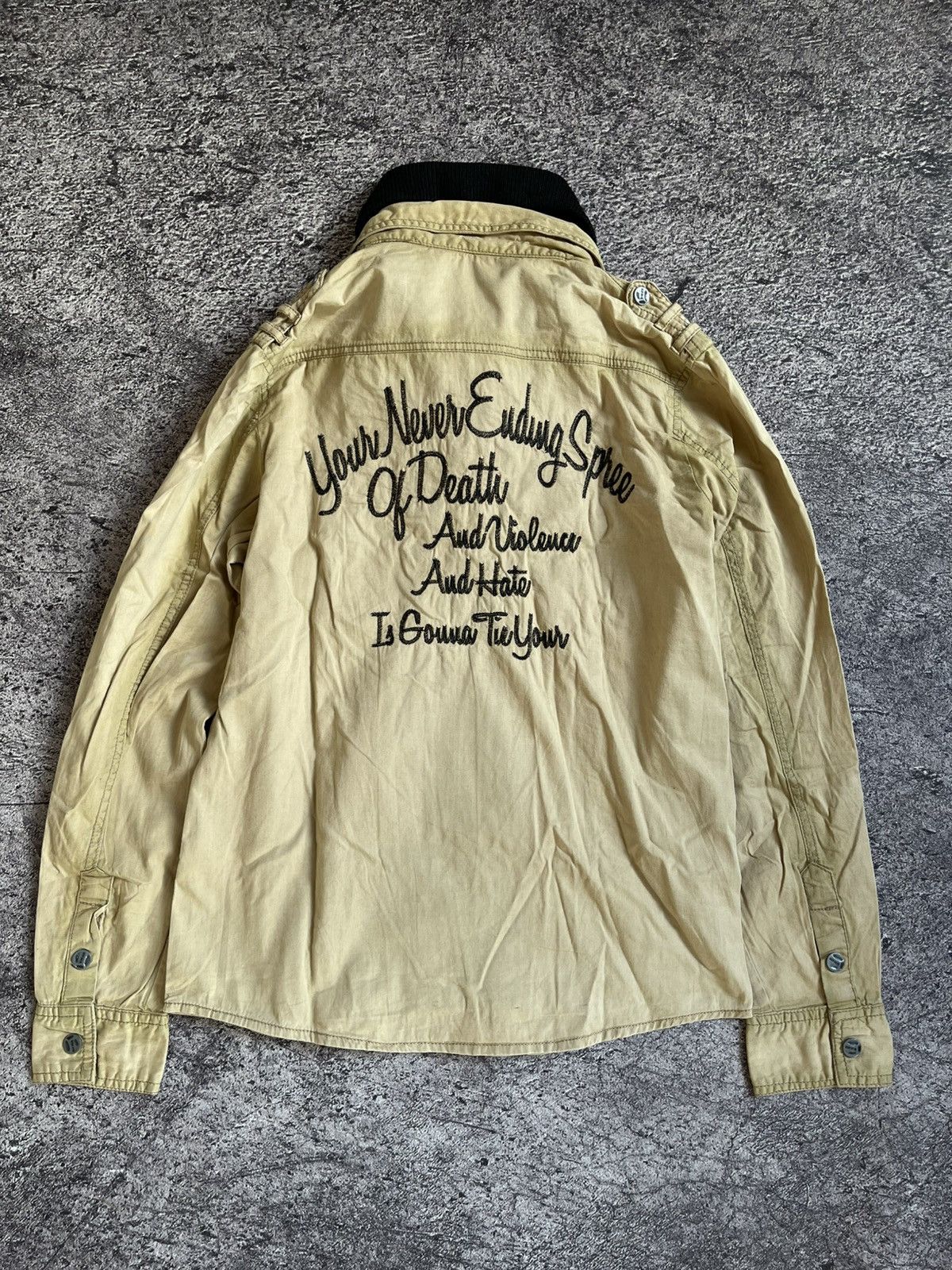 In The Attic In the attic double layer gruge poem shirt Size US M / EU 48-50 / 2 - 2 Thumbnail