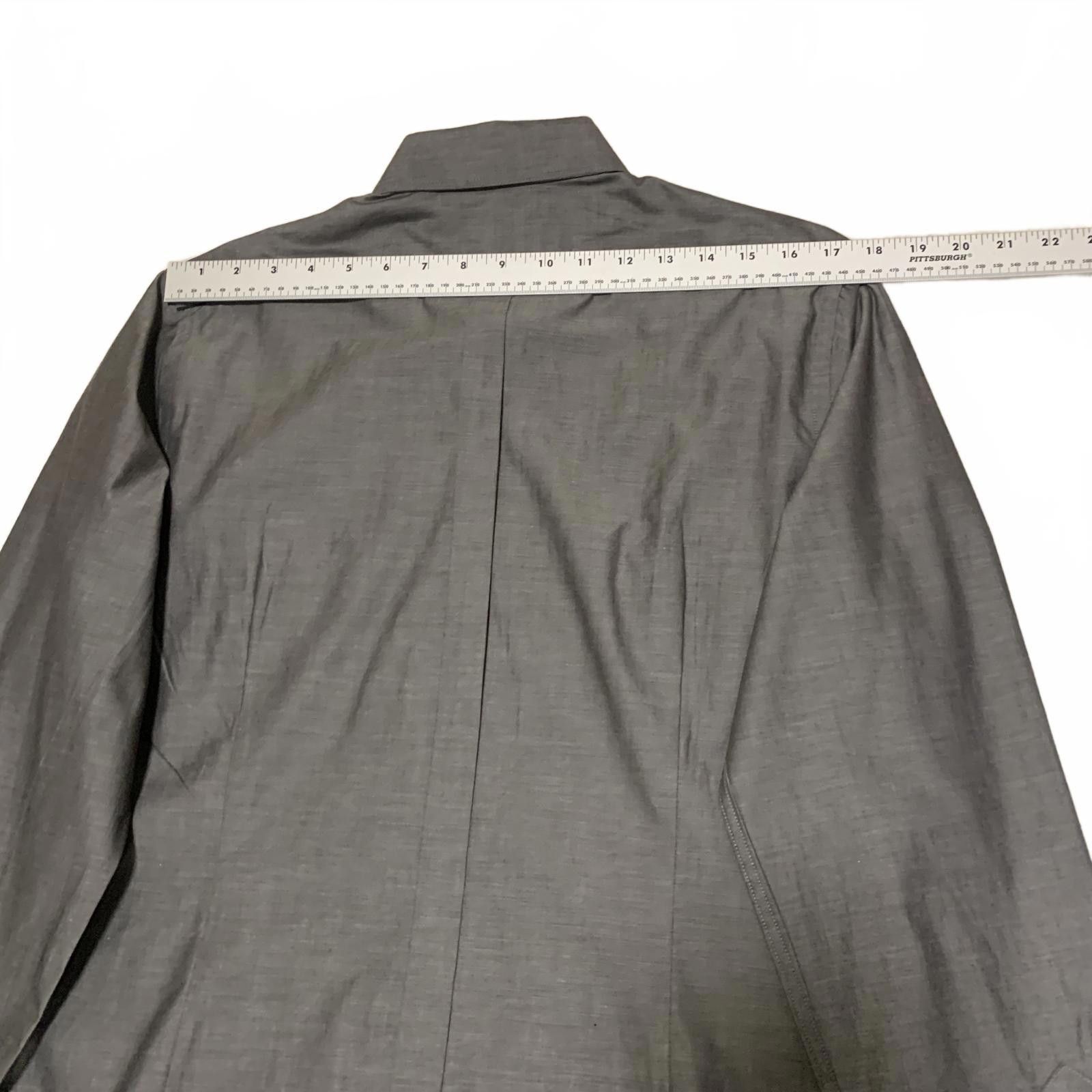 Express Express Men's M Long Sleeve Gray Western Shirt Size US M / EU 48-50 / 2 - 7 Thumbnail