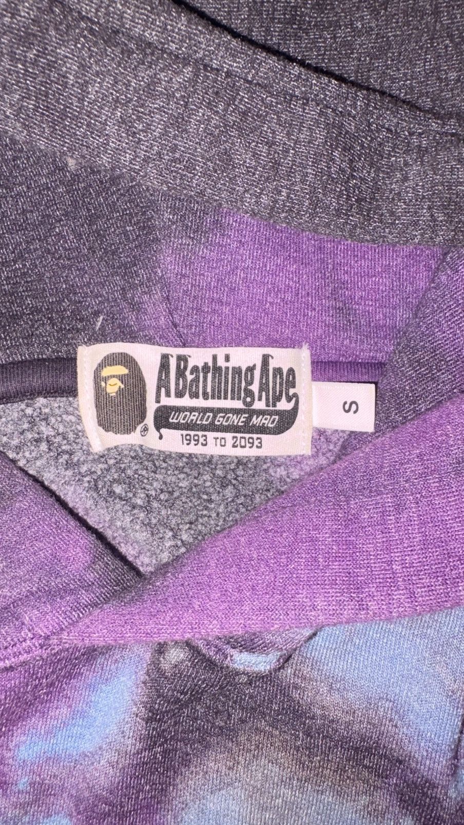 Bape Bape Tie Dye College Relaxed Fit Size US S / EU 44-46 / 1 - 2 Thumbnail
