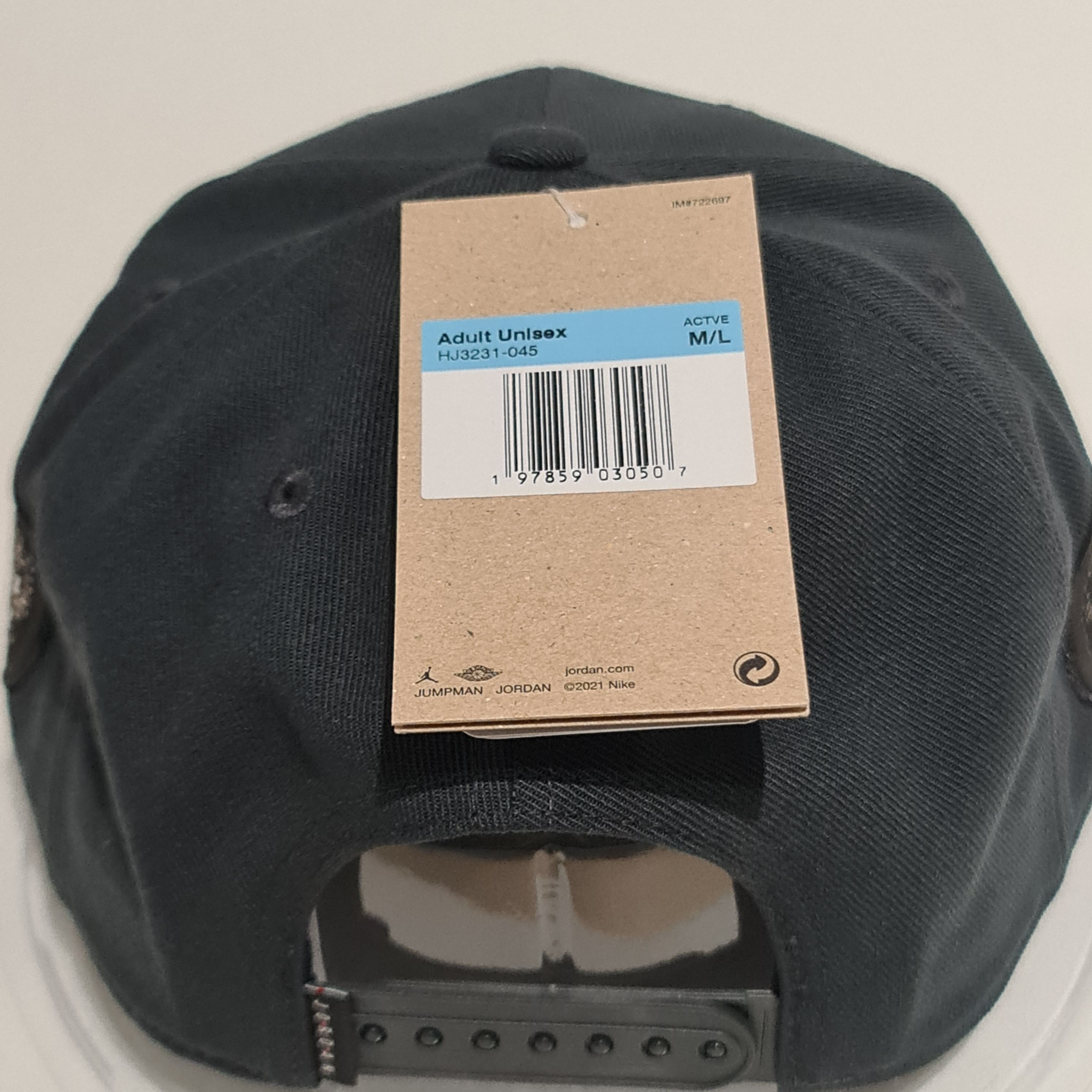 Jordan Brand Jordan Cap Snapback 'Flight MVP Champs Rings' Black Size ONE SIZE - 9 Thumbnail