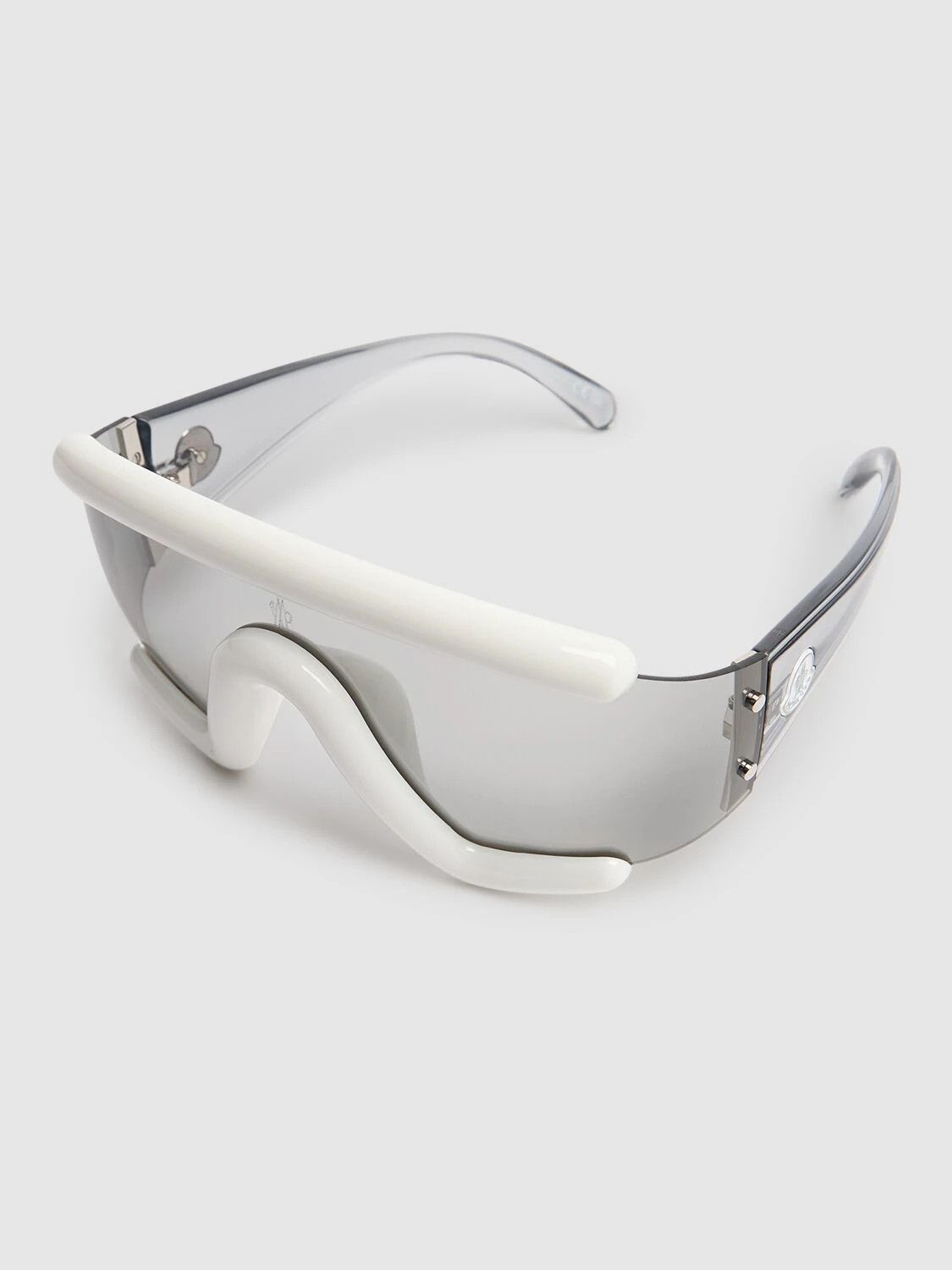 Moncler o1y0225 Size : OS / 99 mm Sunglasses in White/Grey Size ONE SIZE - 2 Thumbnail