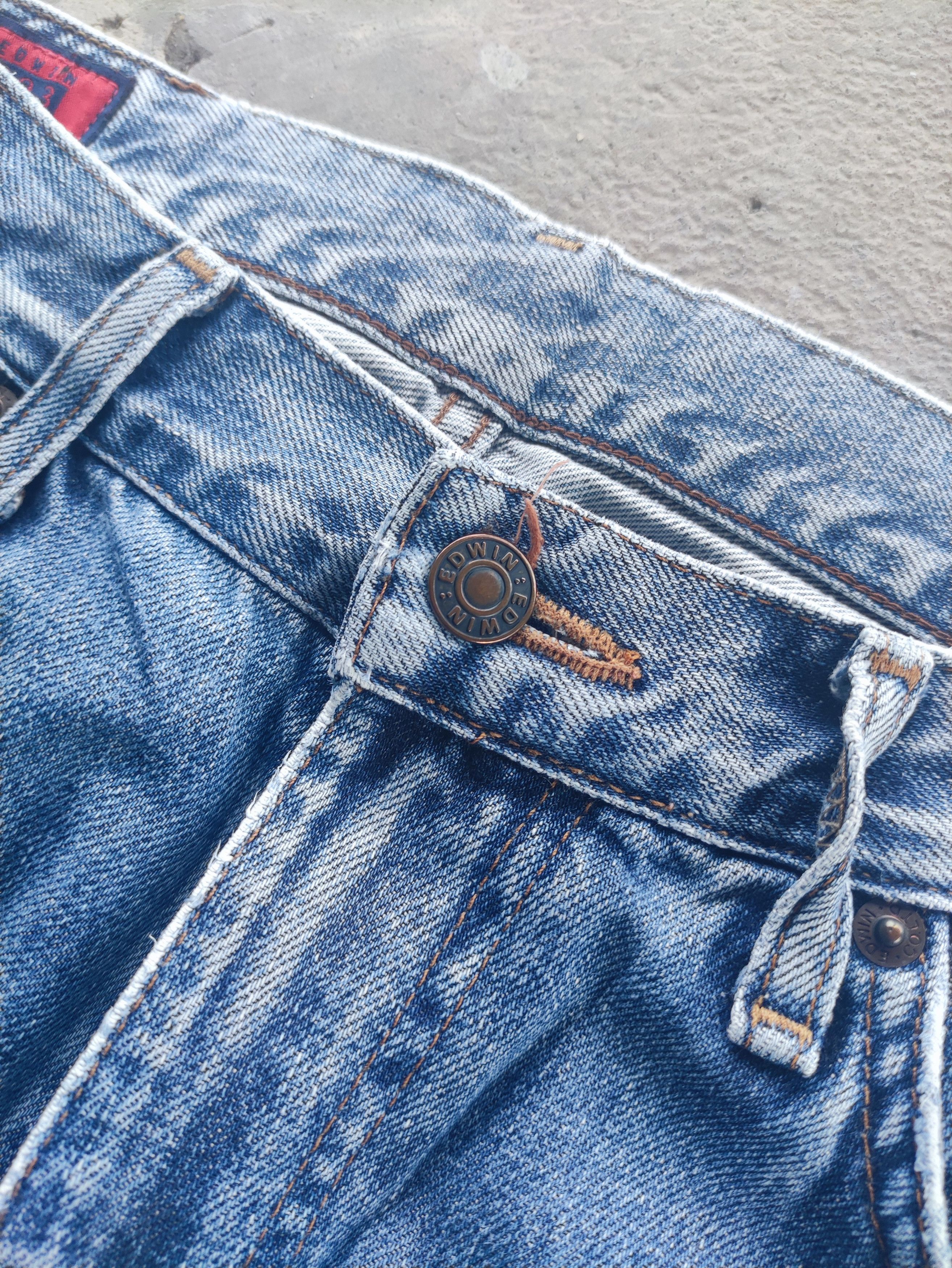 Edwin Vintage Edwin 503 Denim Distress Faded Pants W31 Size US 31 - 5 Thumbnail