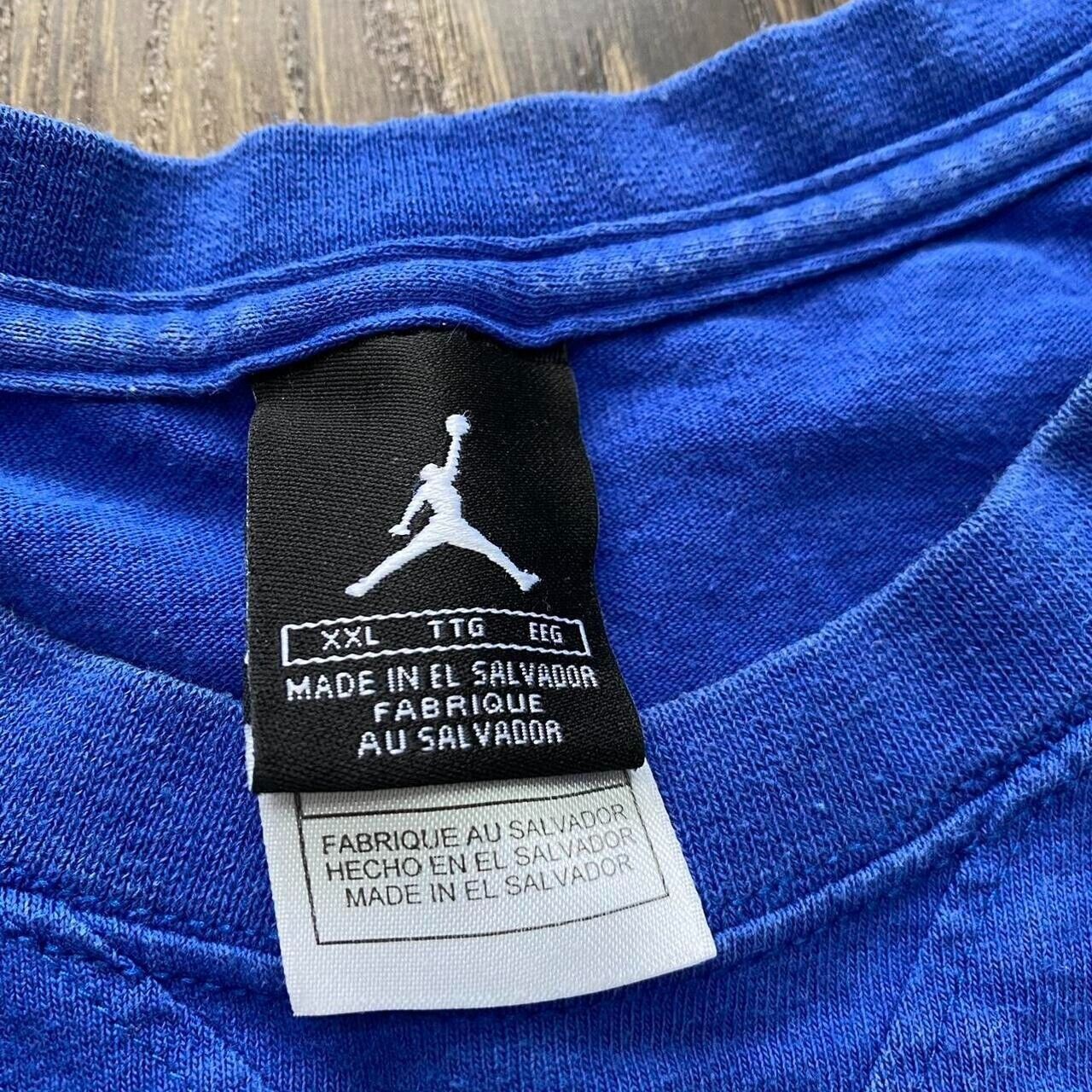 Jordan Brand Y2K air Jordan blue baggy T-shirt SZ XXL Size US XXL / EU 58 / 5 - 2 Thumbnail