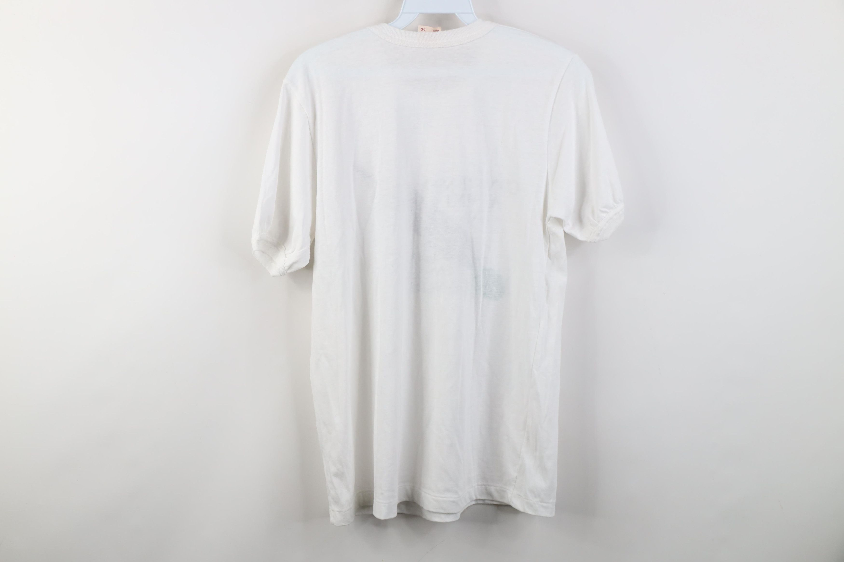 Vintage Vintage 80s 1987 Congresso Alpini Canada Ringer T-Shirt Size L / US 10 / IT 46 - 10 Thumbnail