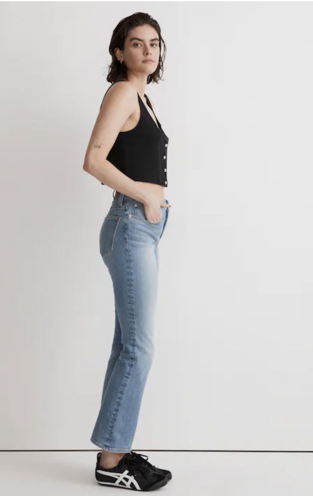 Madewell Madewell Mid-Rise Kick Out Jeans Size 28" / US 6 / IT 42 - 3 Thumbnail