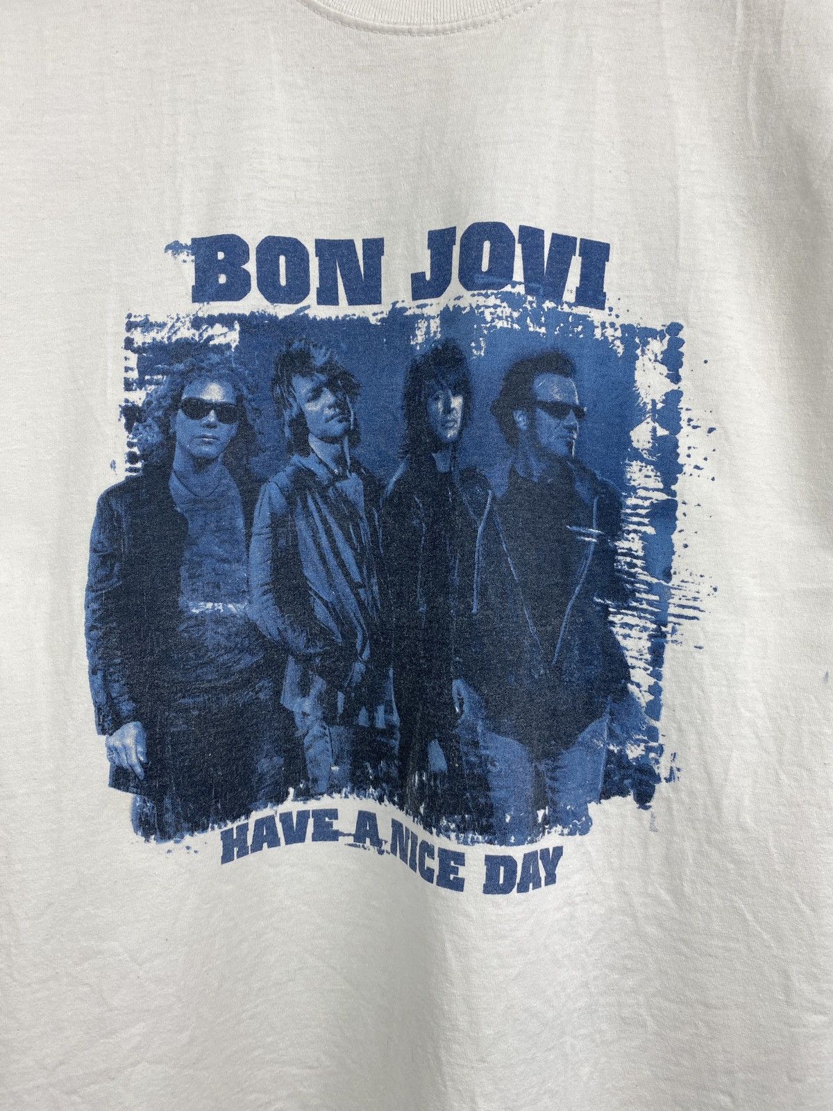 Bon Jovi Vintage 2005 Bon Jovi What About Now Tour T-Shirt Retro Rare Size US L / EU 52-54 / 3 - 4 Thumbnail