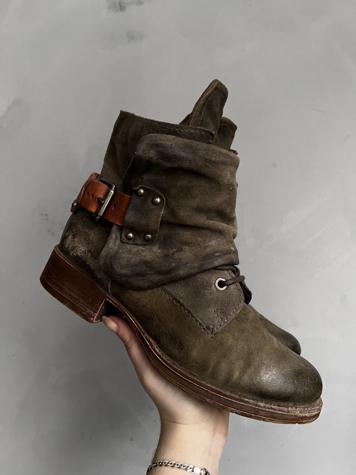 A.S.98 A.S. 98 tornado ankle heel avant garde boots 90s arvhive Size US 6 / EU 39 - 8 Thumbnail