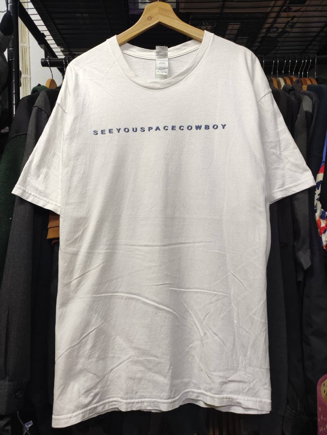 Band Tees SeeYouSpaceCowboy Band " Don’t be afraid to exist " Single Size US XL / EU 56 / 4 - 2 Thumbnail