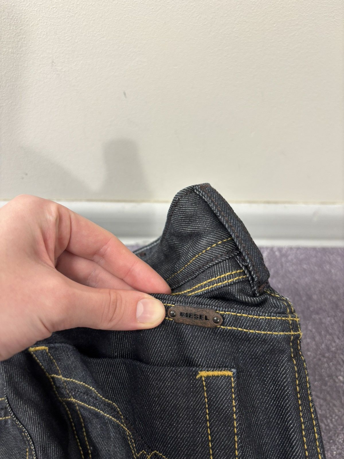 Diesel Diesel Iakop Regular Slim Tapered NWT Navy/Black Denim Jeans Size US 28 / EU 44 - 18 Thumbnail