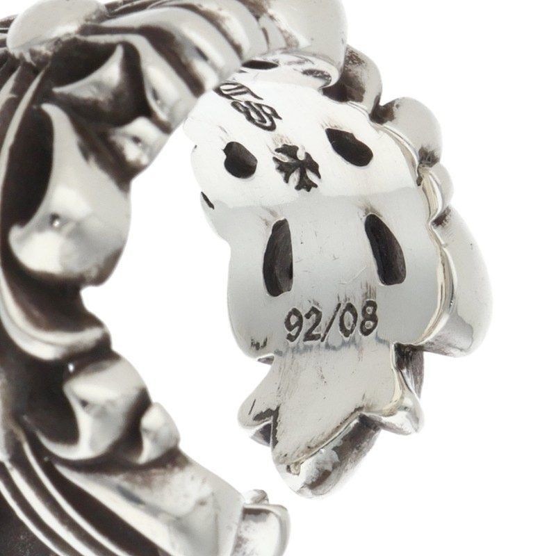 Chrome Hearts Chrome Hearts Double Floral Cross Silver Ring Size ONE SIZE - 4 Thumbnail