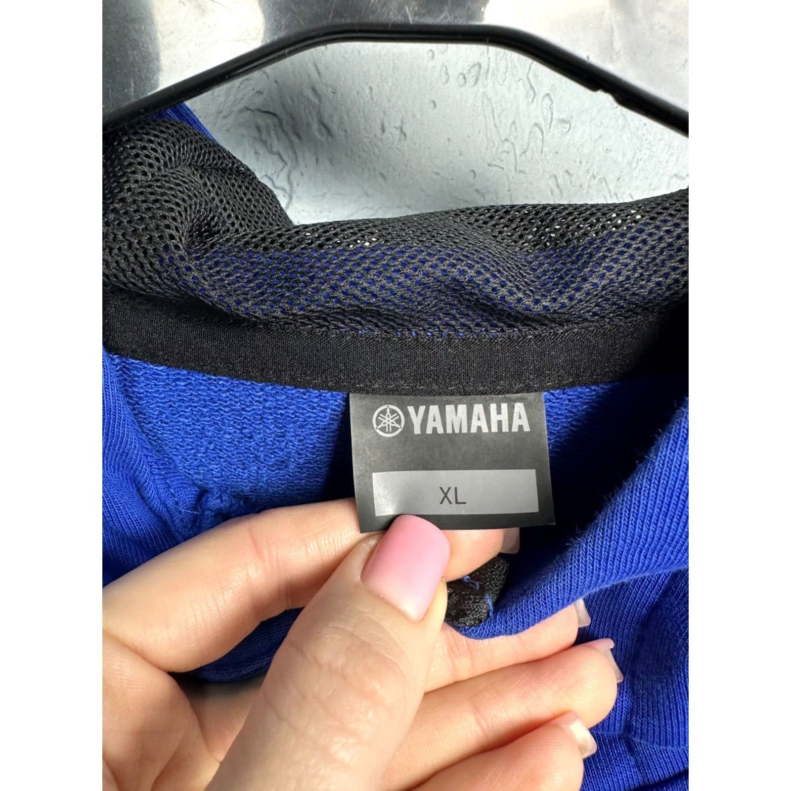 Yamaha Yamaha Racing Team Mens Zip Hoodie XL Size Blue Cotton Graphic Print Hoodie Mens XL Blue Yamaha Racing Team Zip Hoodie Size US XL / EU 56 / 4 - 6 Thumbnail