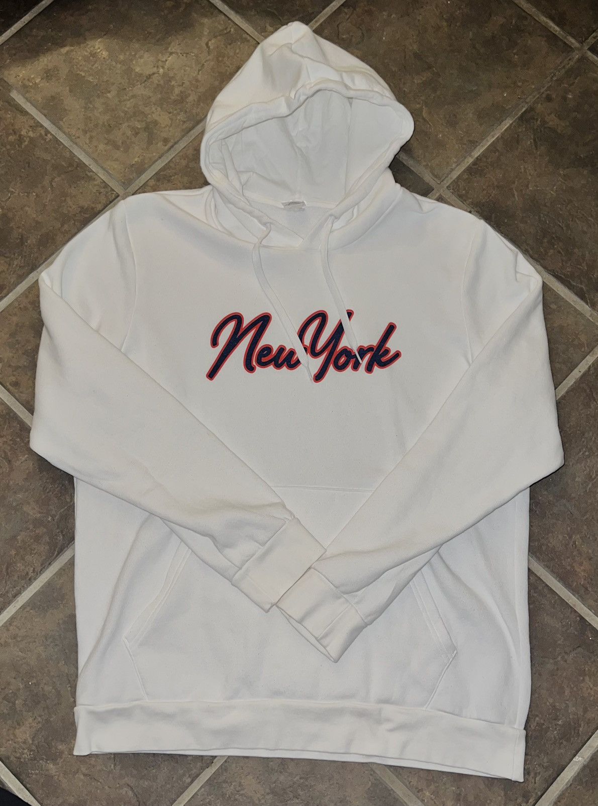 Vintage VINTAGE NEW YORK HOODIE Size US XL / EU 56 / 4 - 15 Thumbnail