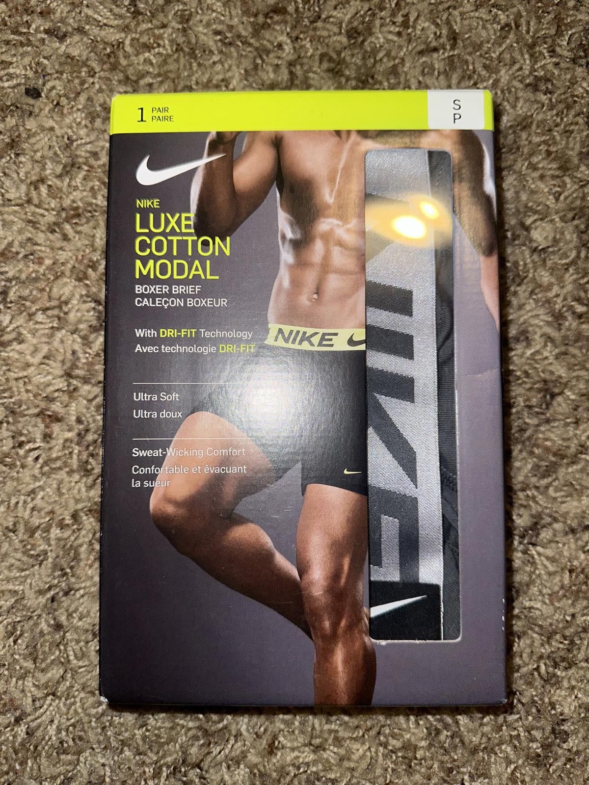 Nike Nike Men's Luxe Cotton Modal Boxer Brief Size ONE SIZE - 1 Thumbnail