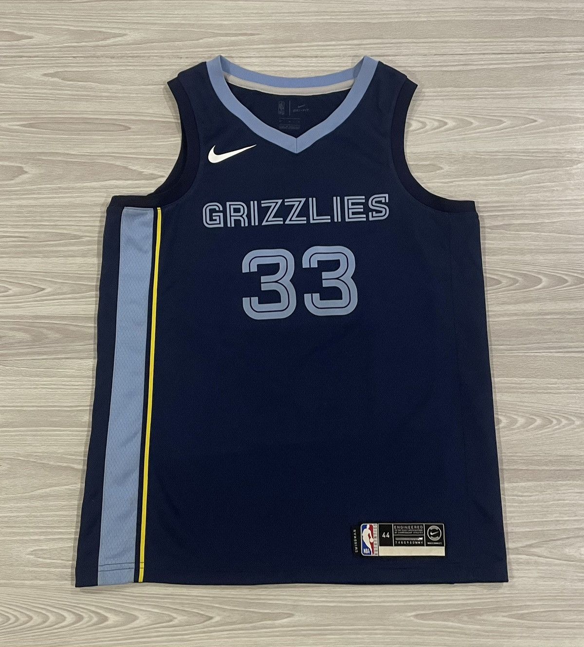 Jordan Brand Nike Memphis Grizzlies Marc Gasol #33 Jersey Men’s Medium Size US M / EU 48-50 / 2 - 1 Thumbnail